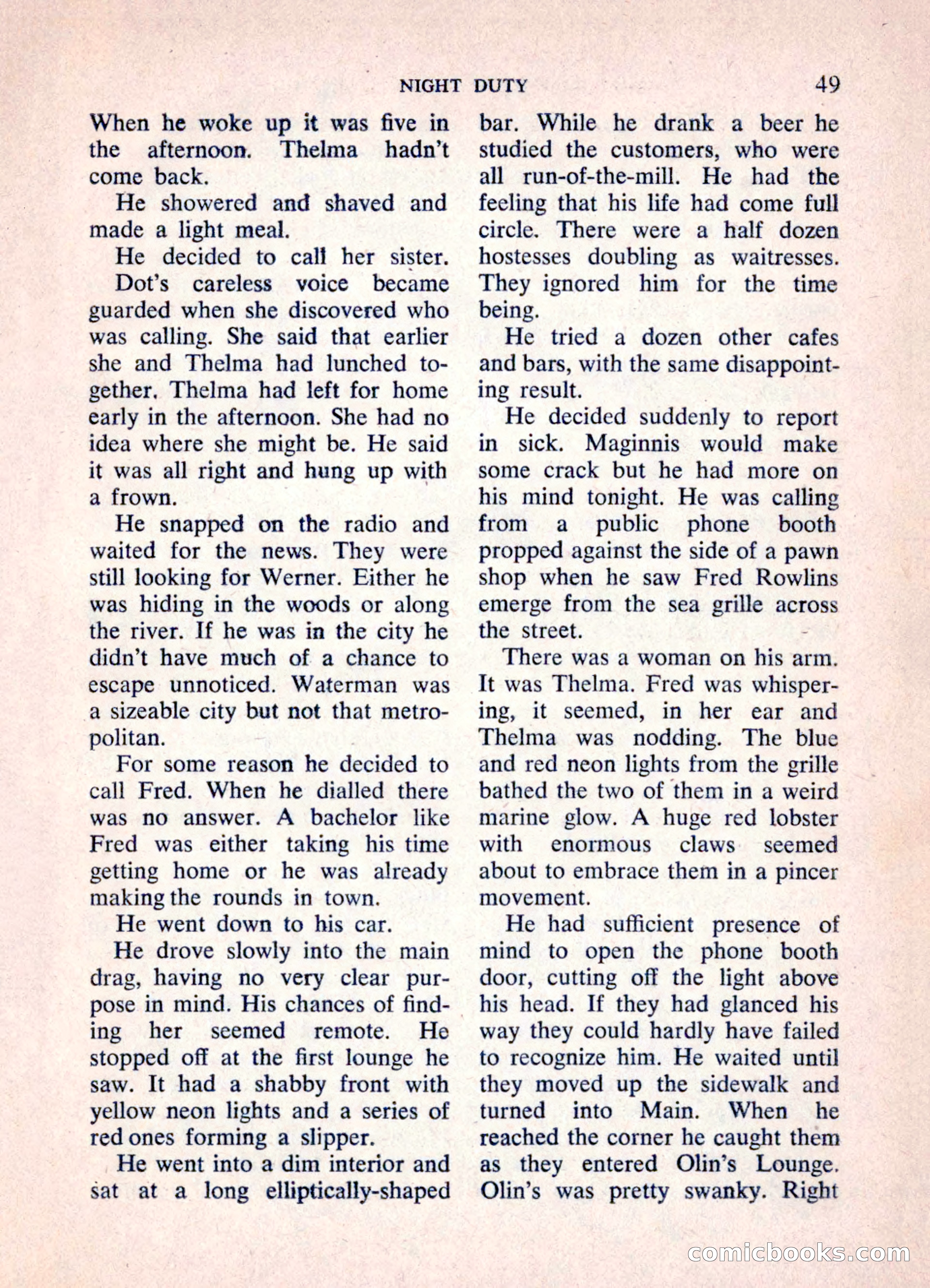 Mike Shayne Mystery Magazine, June 1962 — page 51 of 132