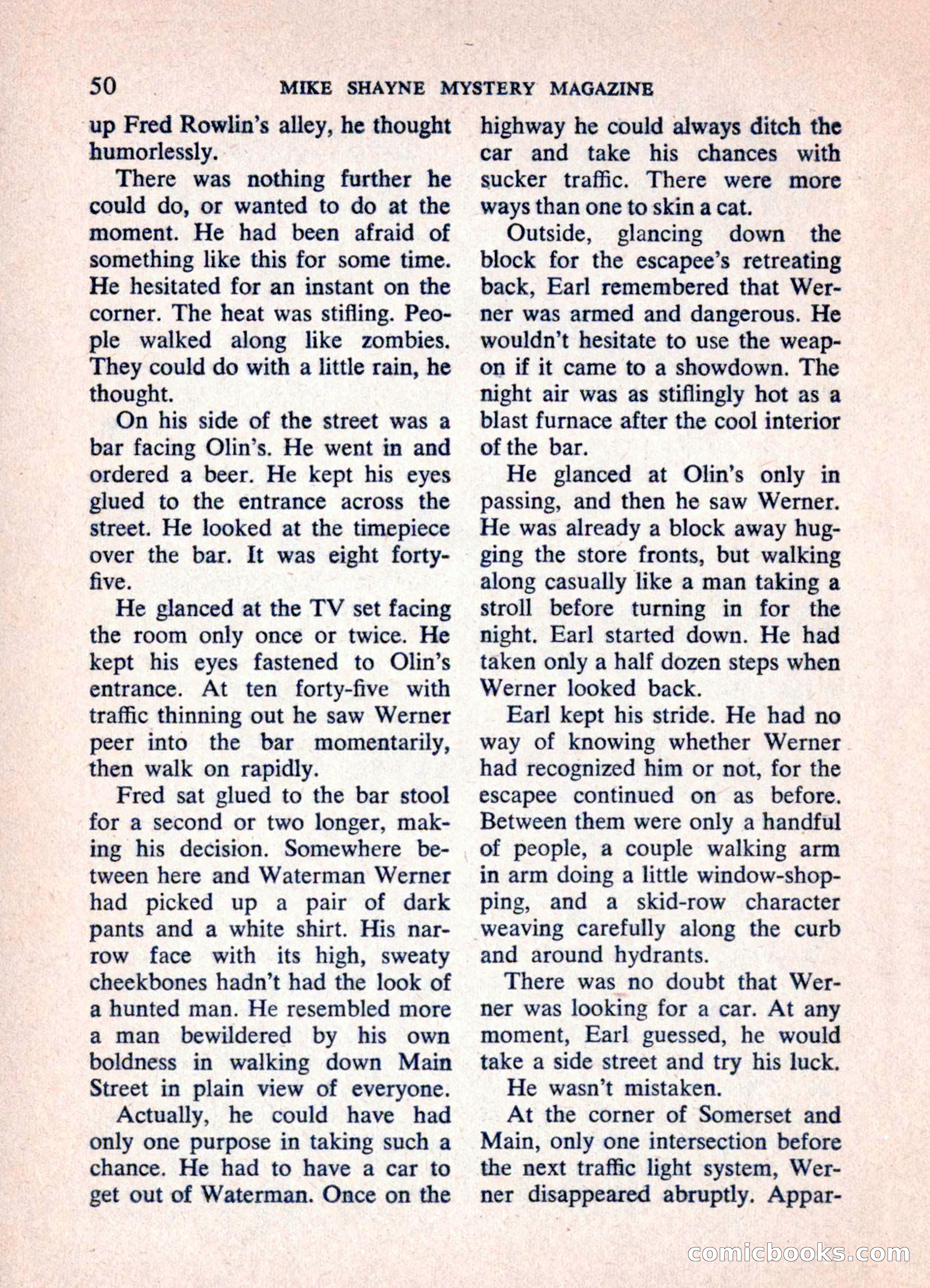 Mike Shayne Mystery Magazine, June 1962 — page 52 of 132