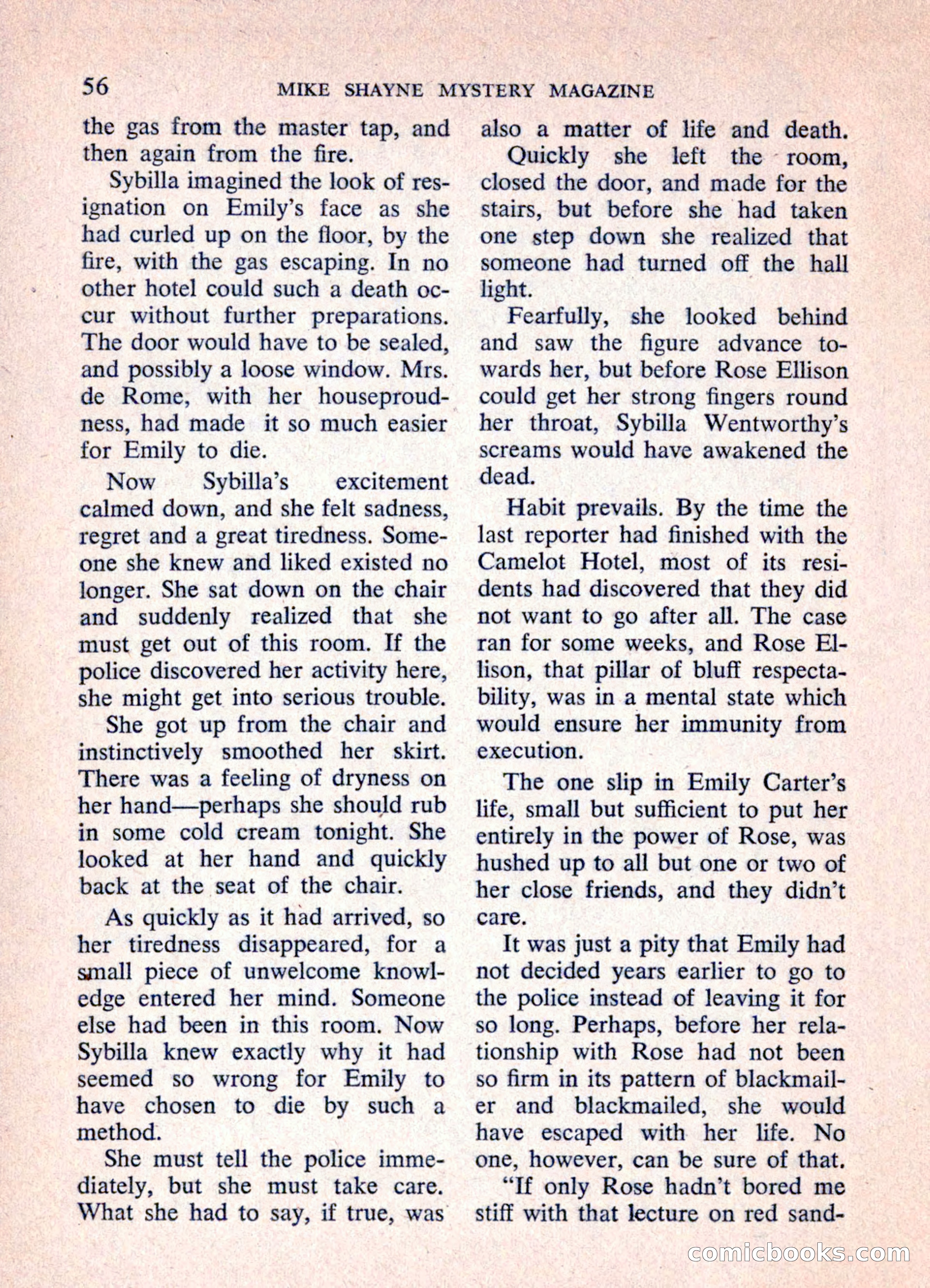 Mike Shayne Mystery Magazine, June 1962 — page 58 of 132