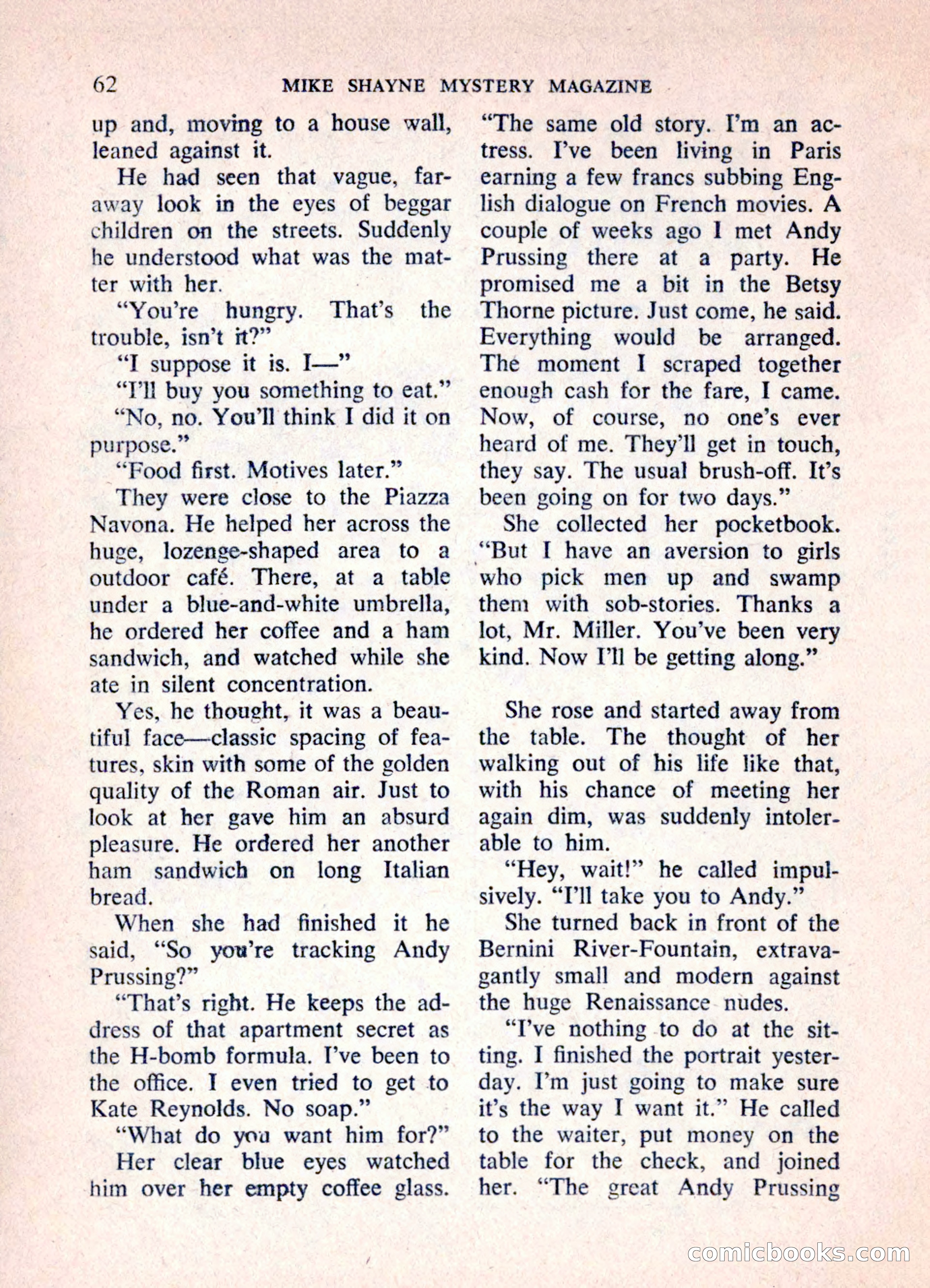Mike Shayne Mystery Magazine, June 1962 — page 64 of 132