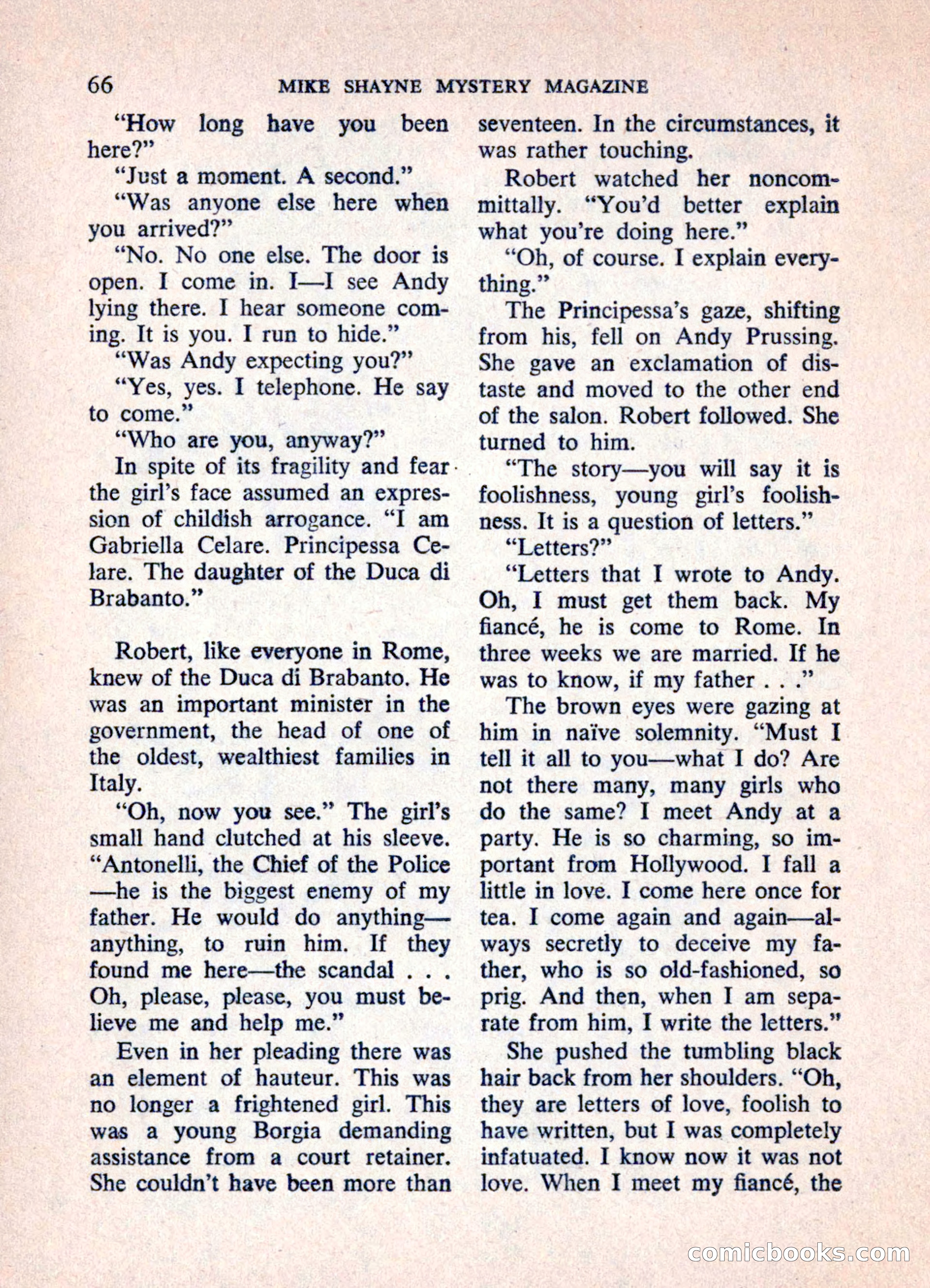 Mike Shayne Mystery Magazine, June 1962 — page 68 of 132