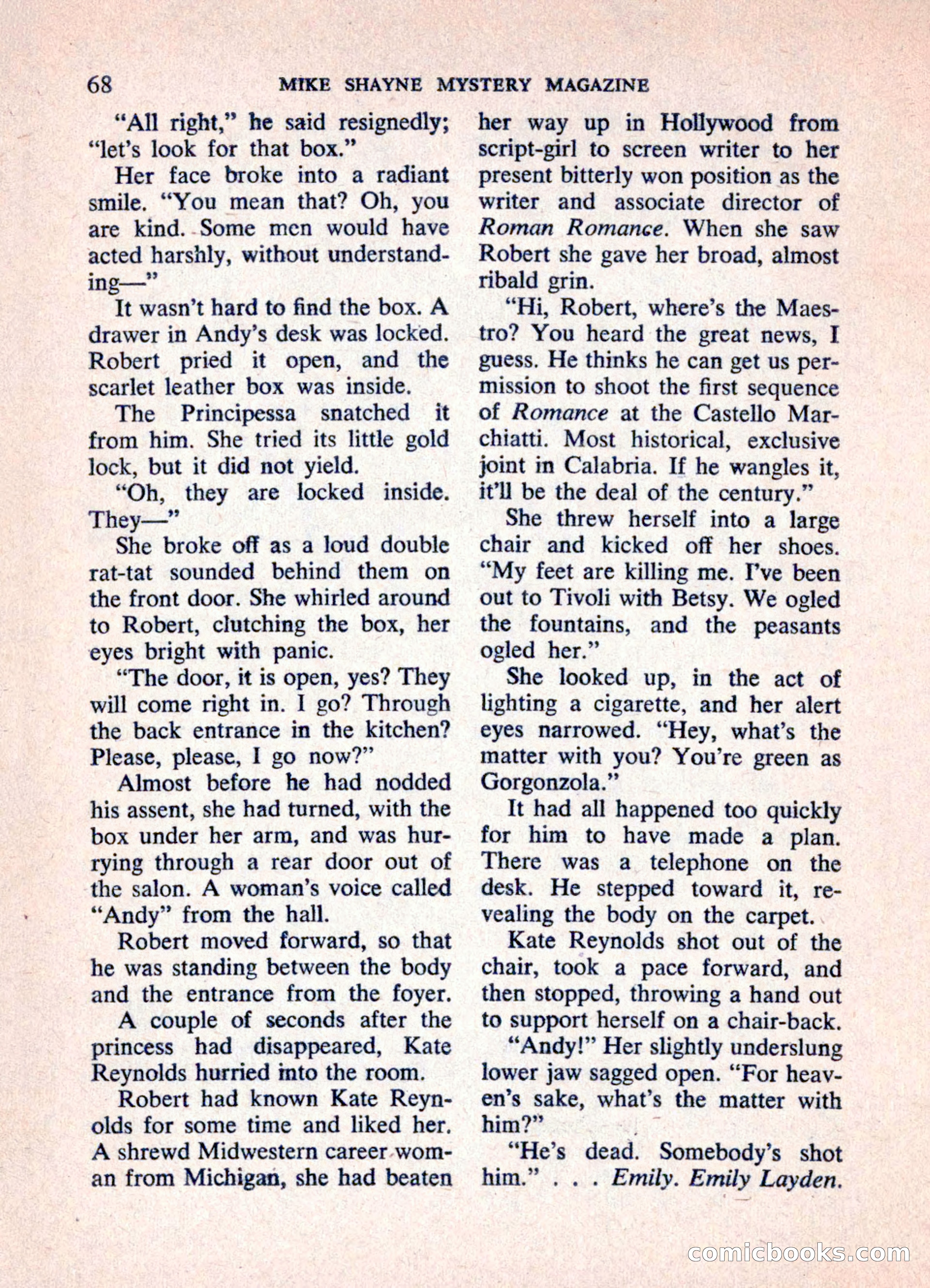 Mike Shayne Mystery Magazine, June 1962 — page 70 of 132