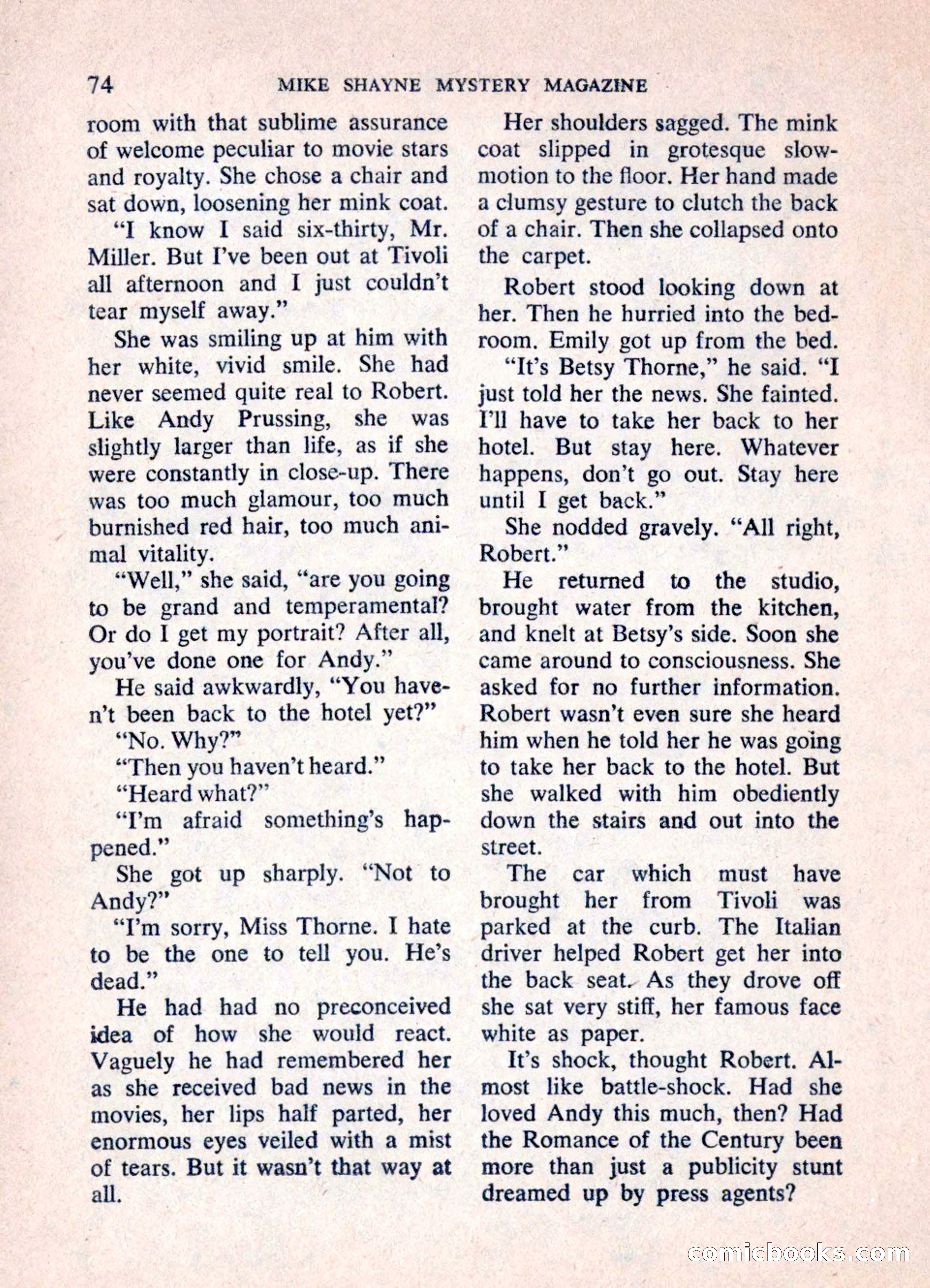 Mike Shayne Mystery Magazine, June 1962 — page 76 of 132