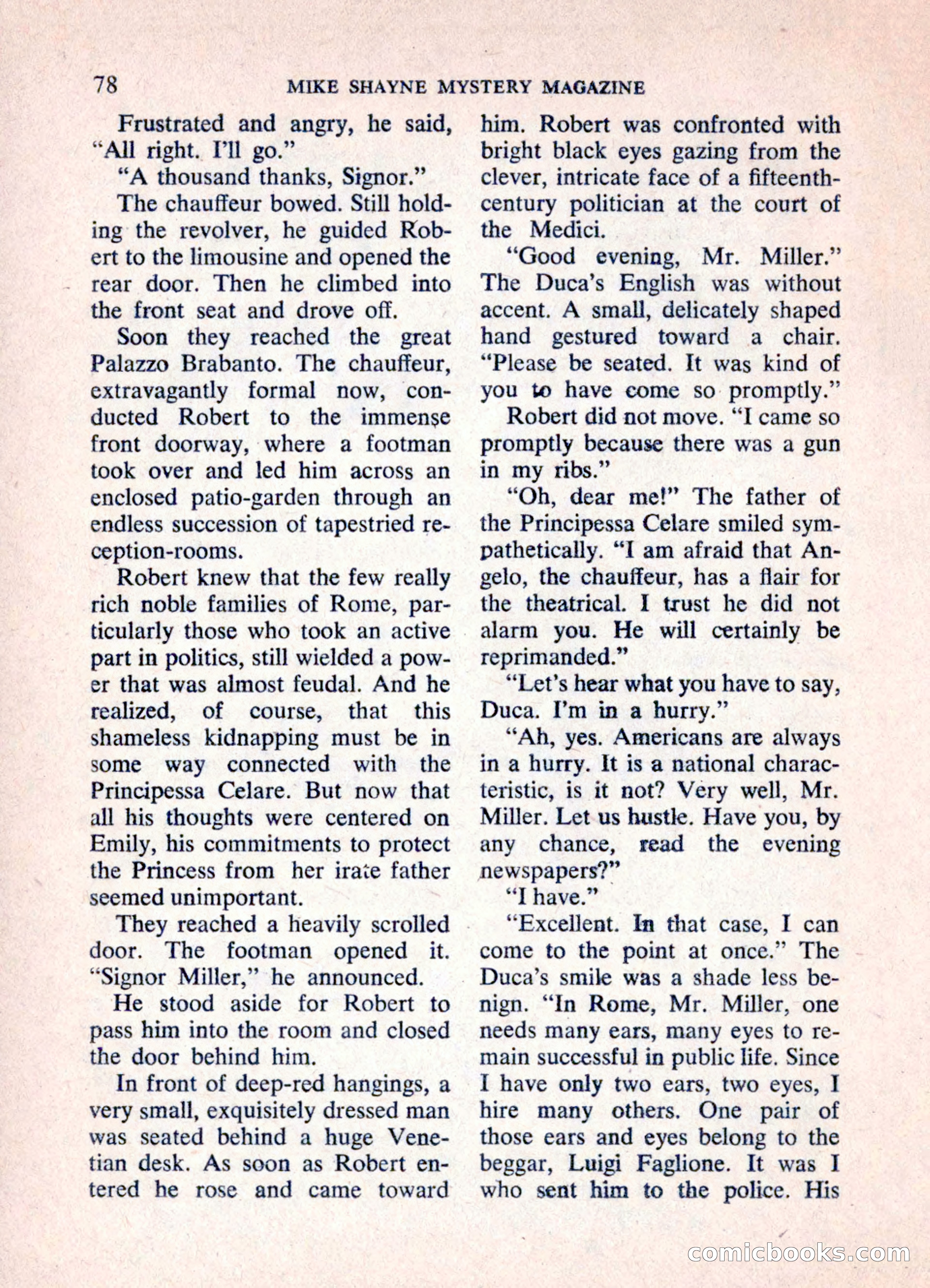 Mike Shayne Mystery Magazine, June 1962 — page 80 of 132