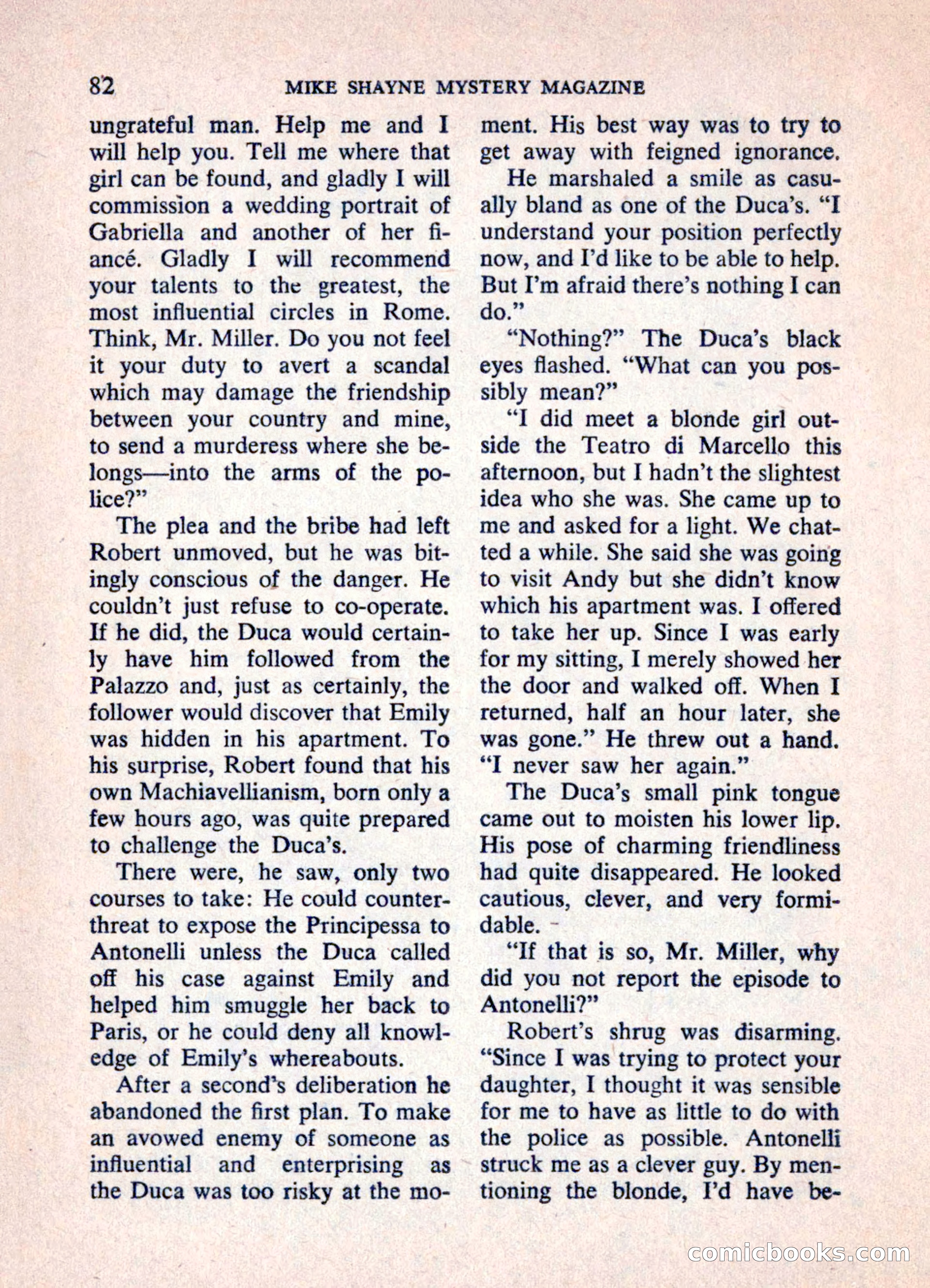 Mike Shayne Mystery Magazine, June 1962 — page 84 of 132