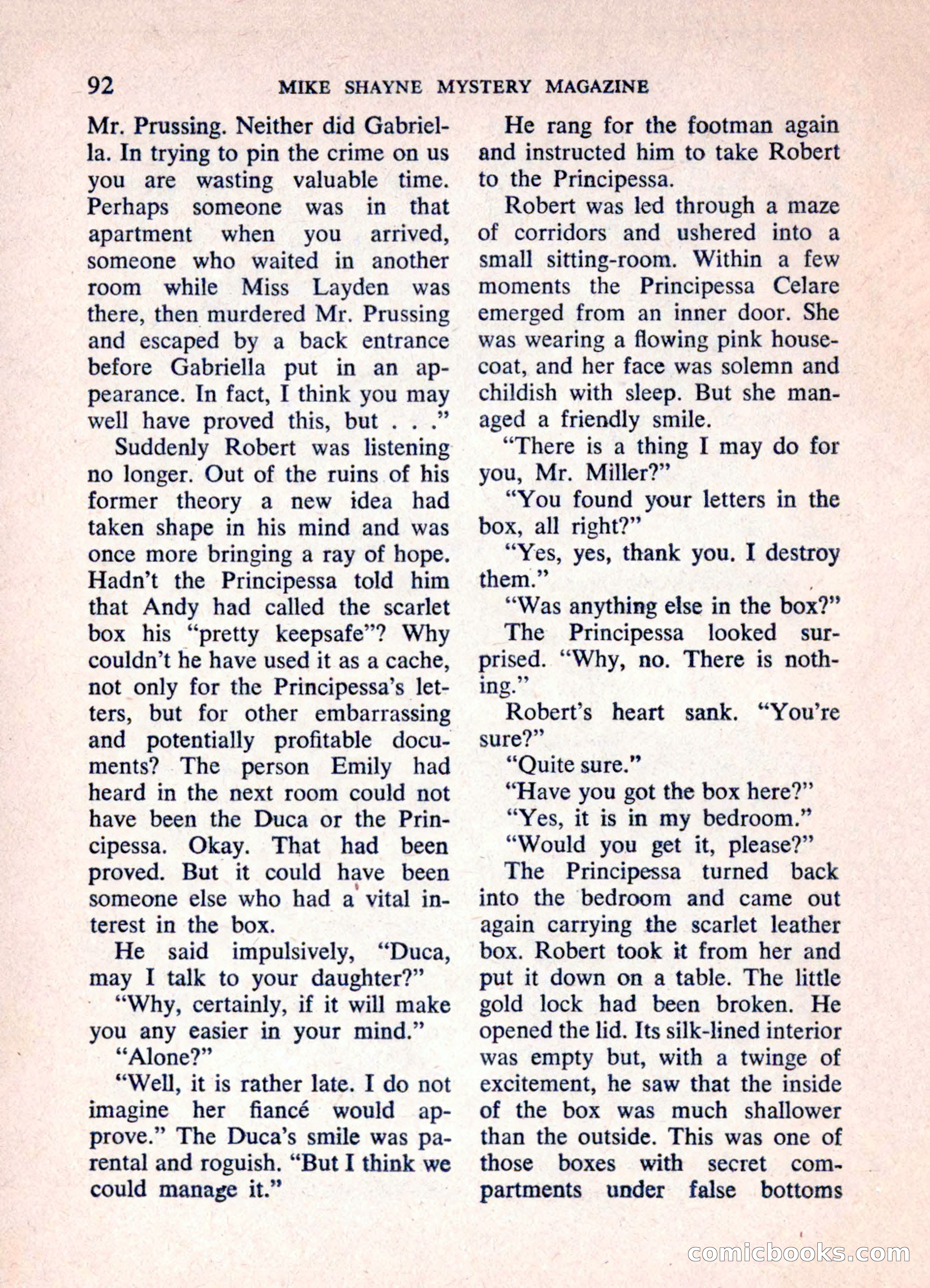 Mike Shayne Mystery Magazine, June 1962 — page 94 of 132