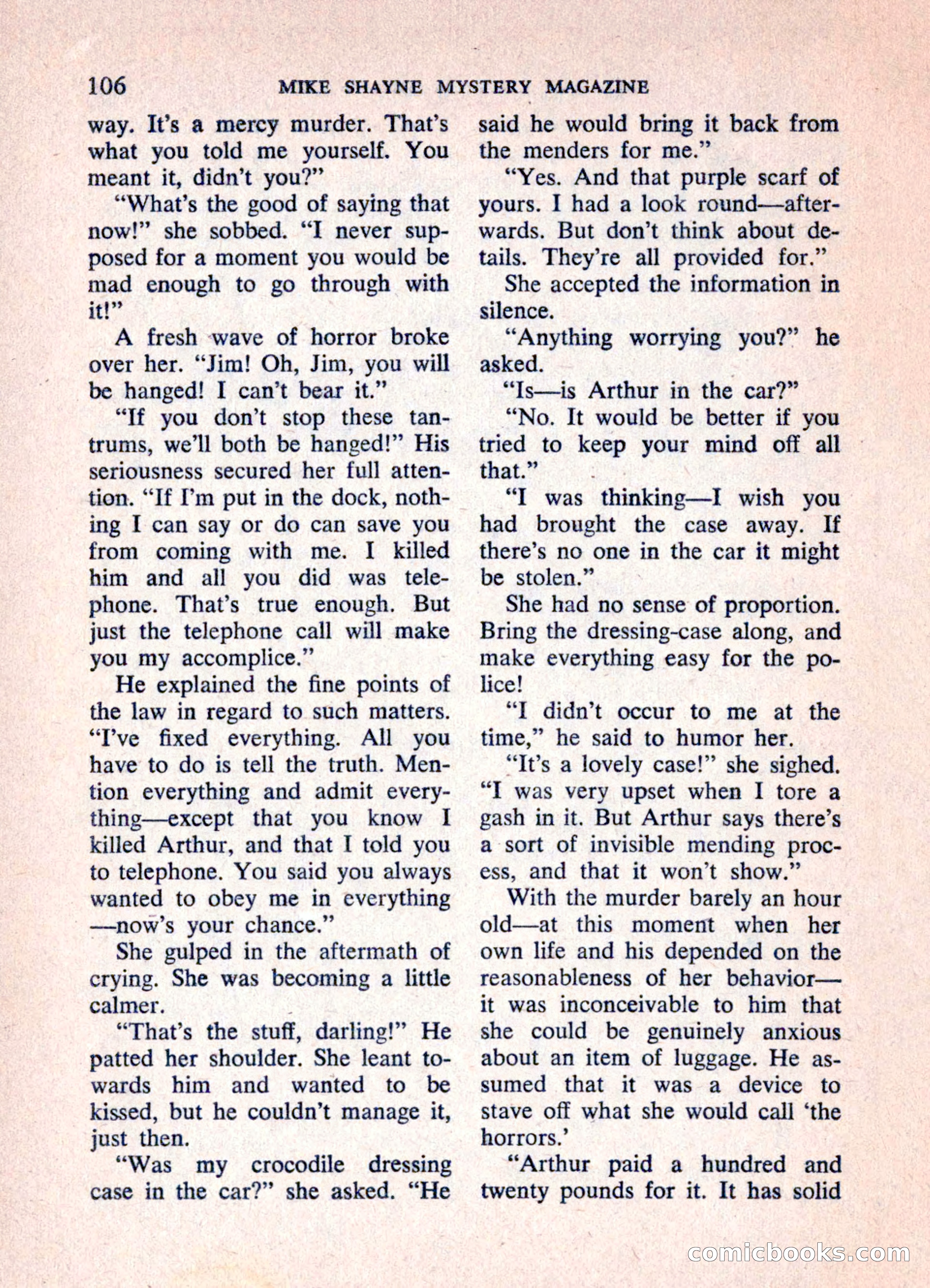 Mike Shayne Mystery Magazine, June 1962 — page 108 of 132