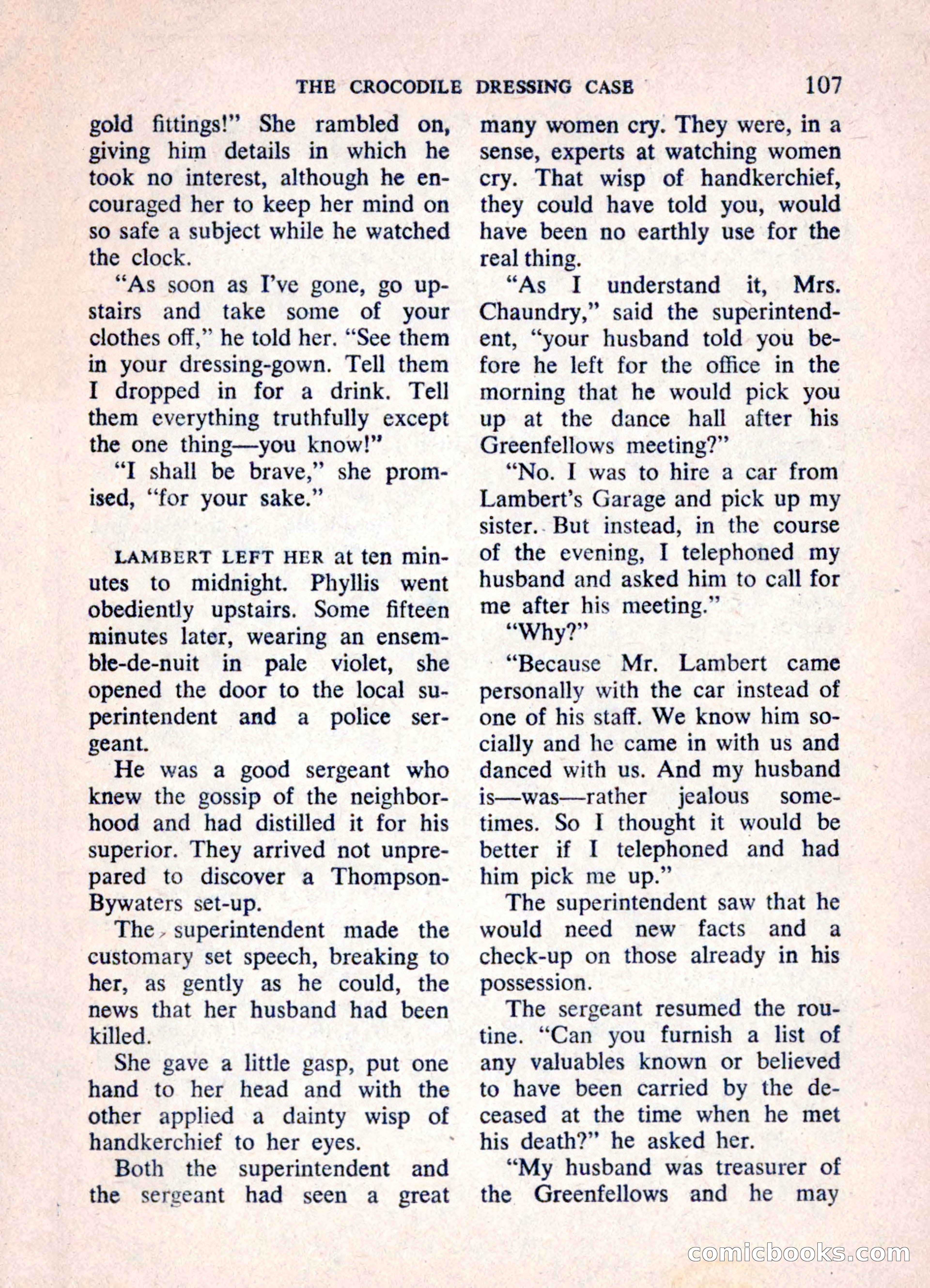 Mike Shayne Mystery Magazine, June 1962 — page 109 of 132