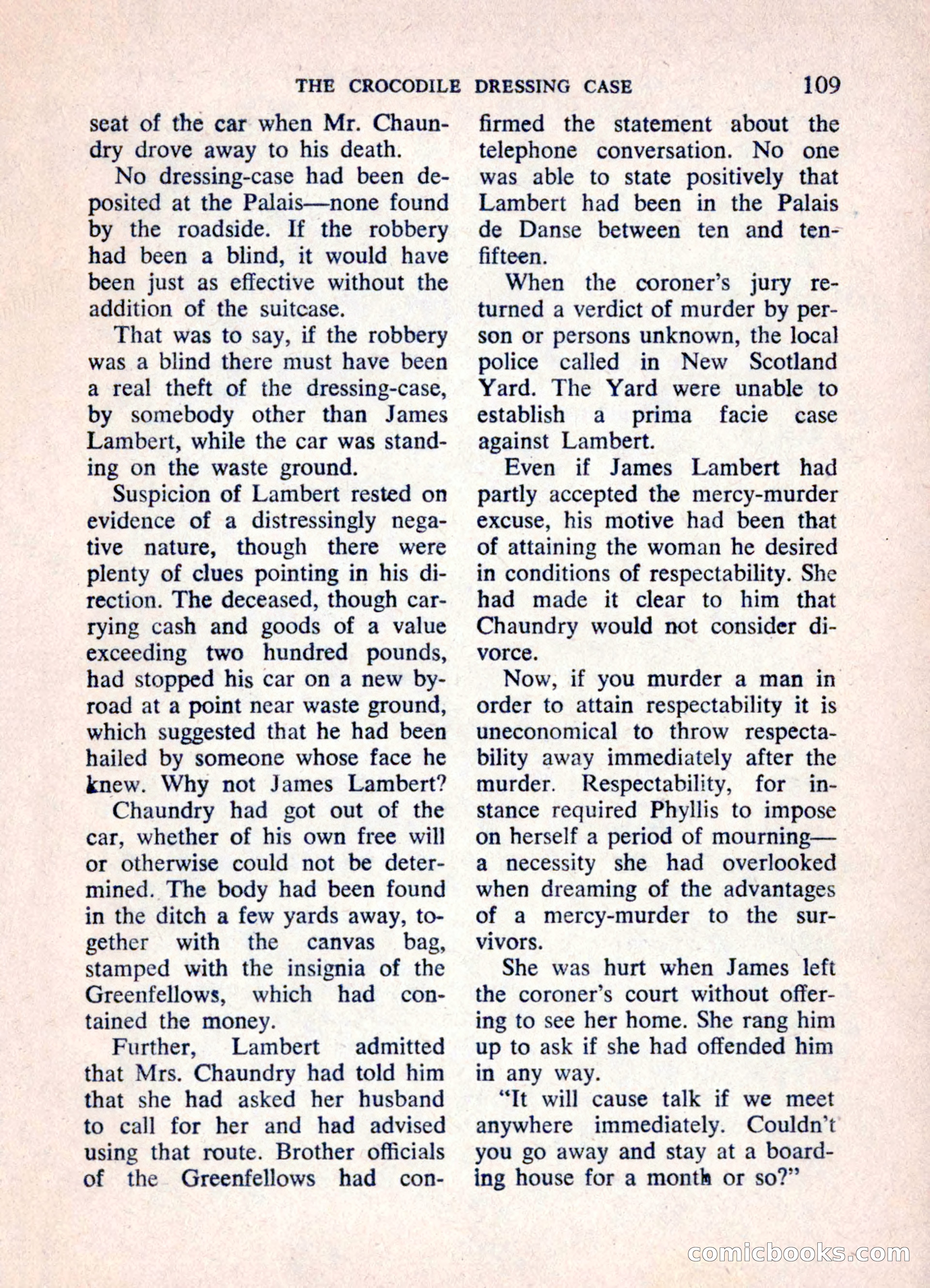 Mike Shayne Mystery Magazine, June 1962 — page 111 of 132