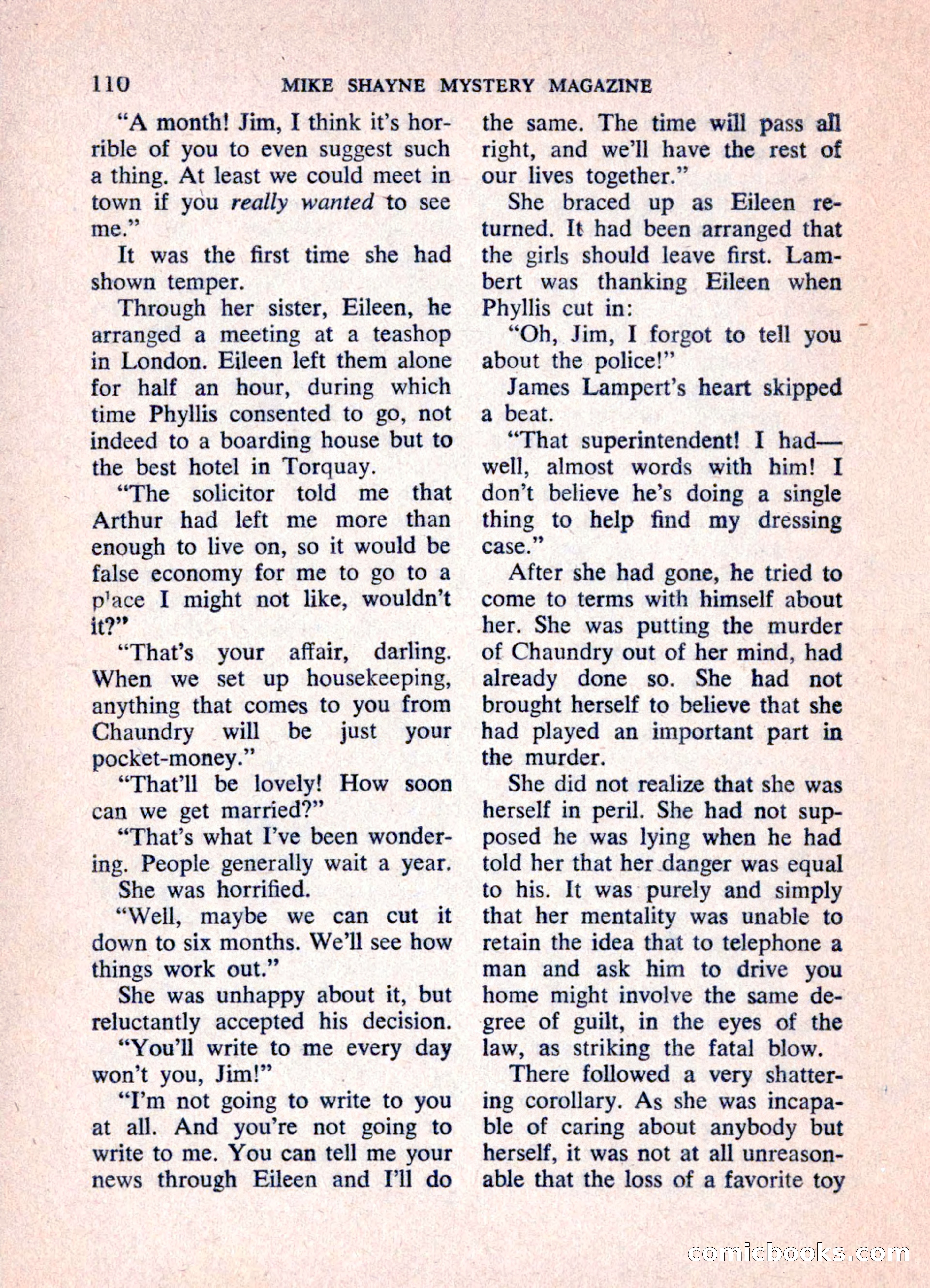 Mike Shayne Mystery Magazine, June 1962 — page 112 of 132