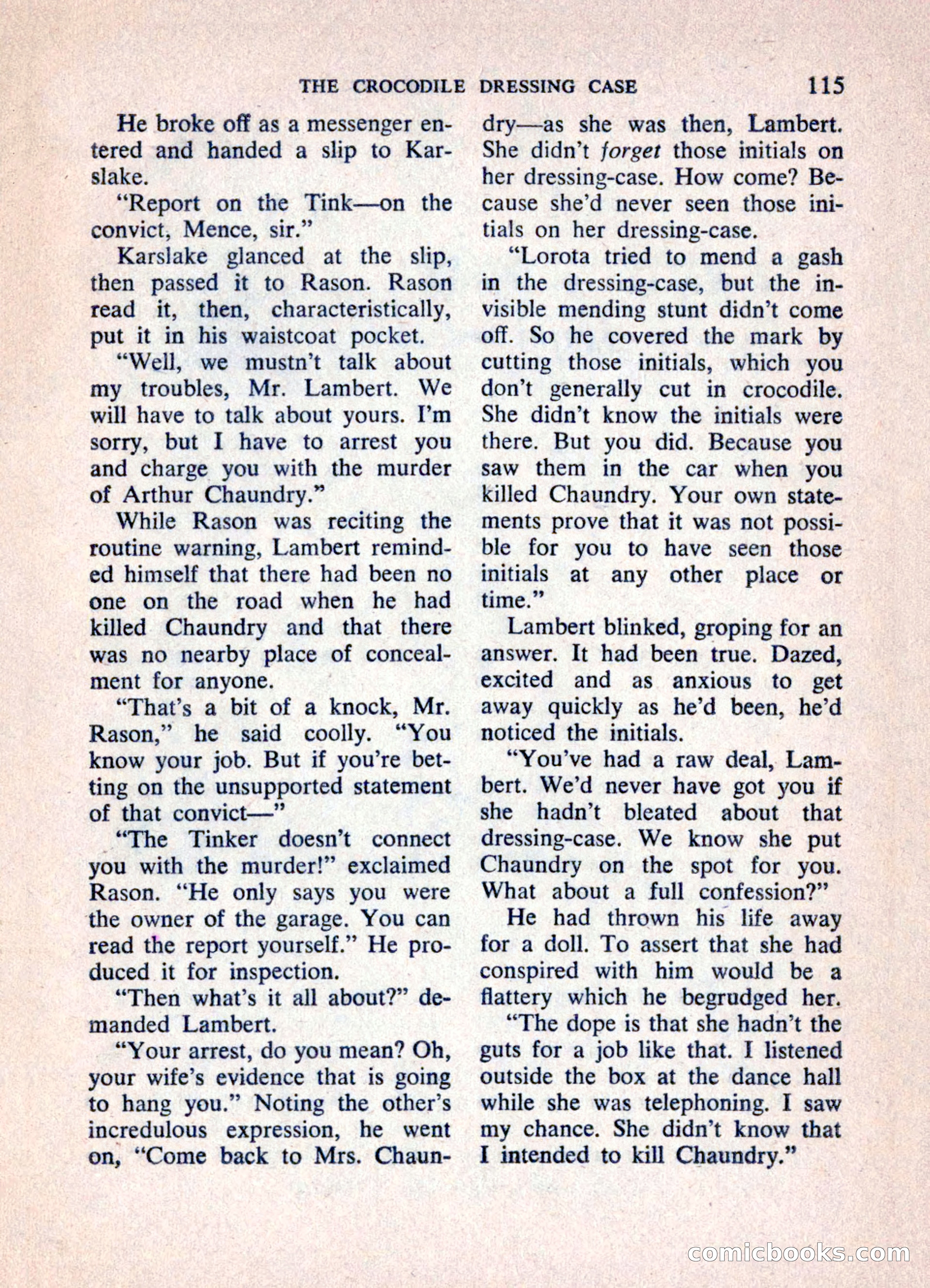 Mike Shayne Mystery Magazine, June 1962 — page 117 of 132