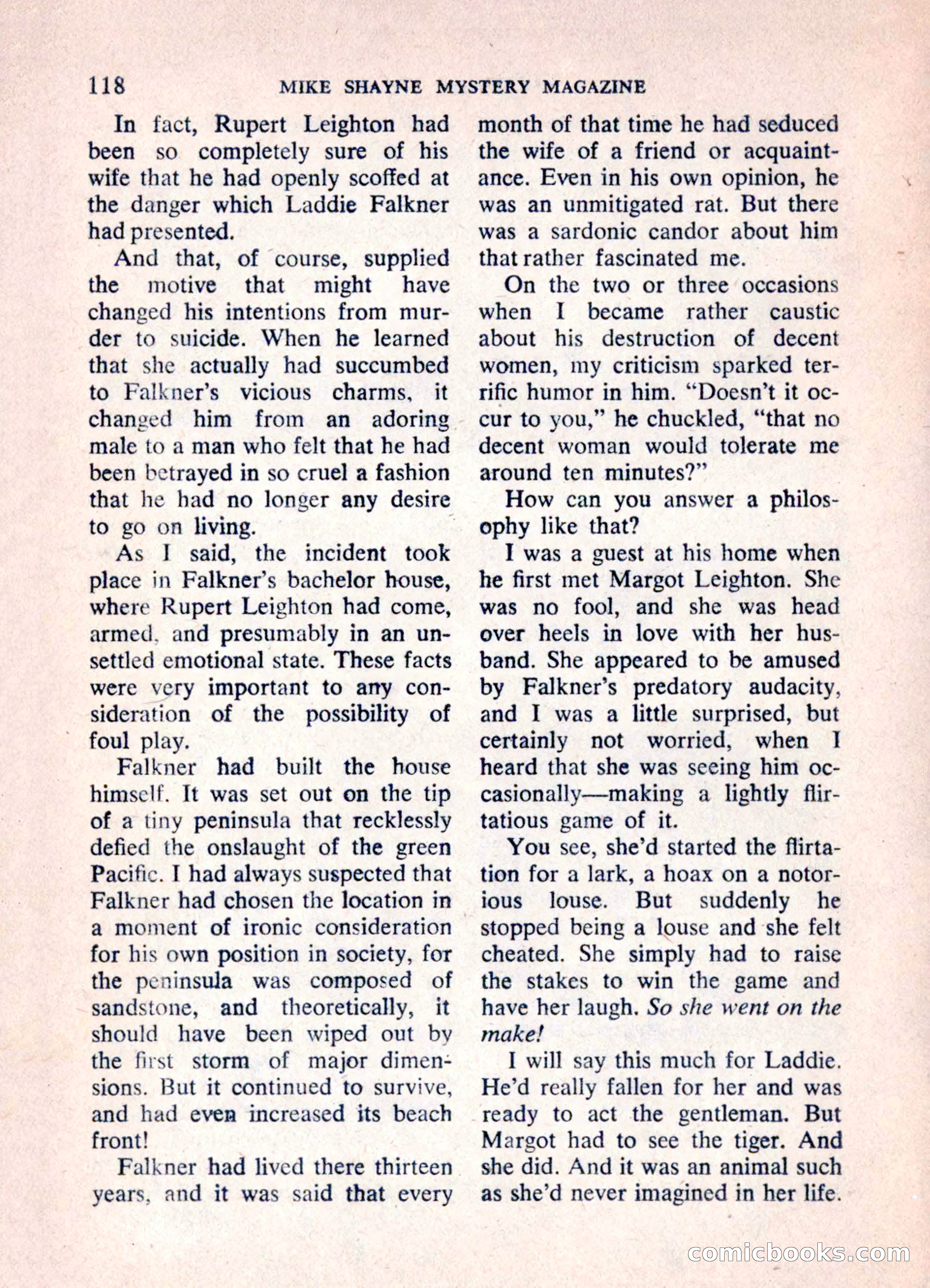 Mike Shayne Mystery Magazine, June 1962 — page 120 of 132
