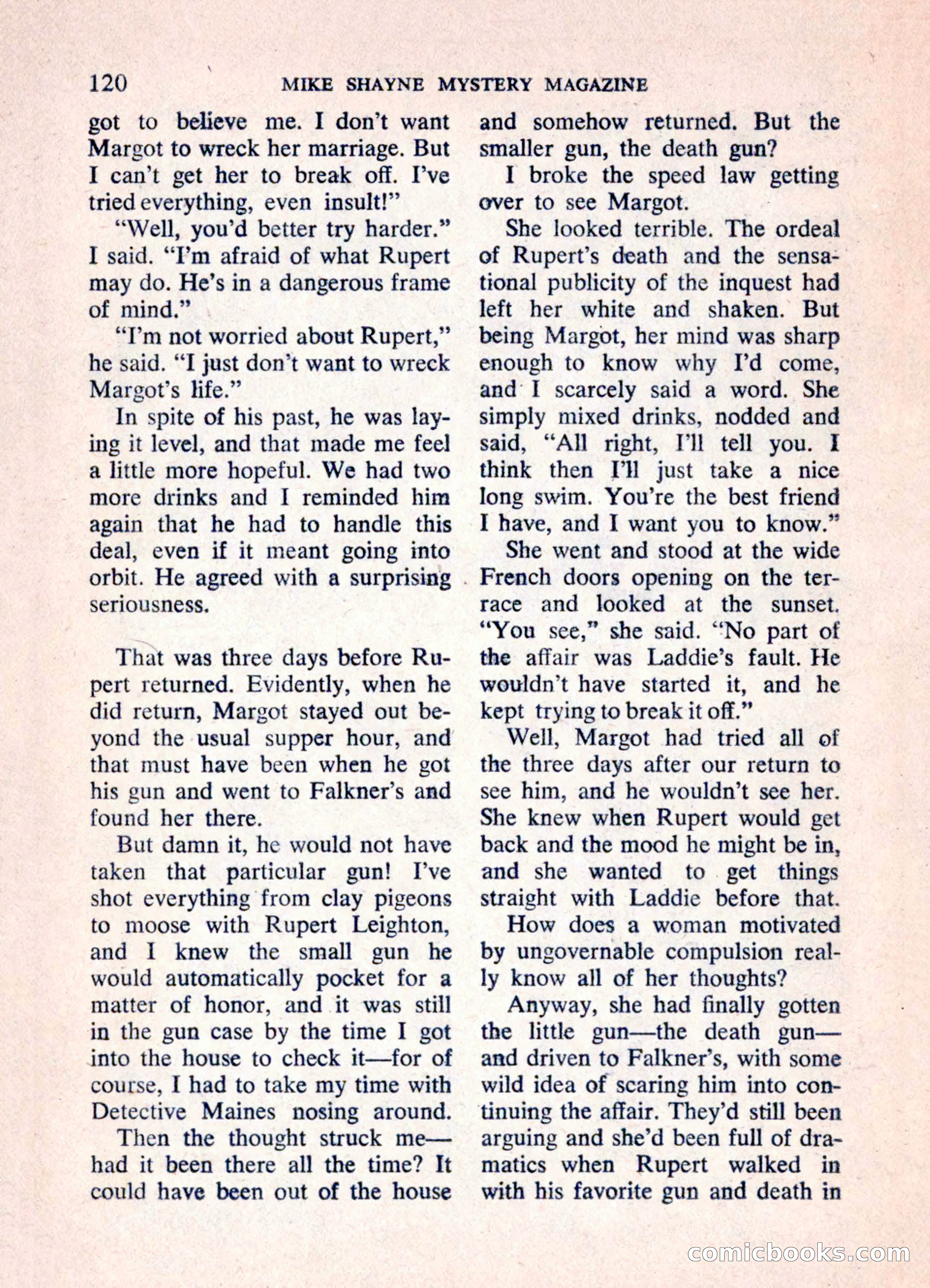 Mike Shayne Mystery Magazine, June 1962 — page 122 of 132