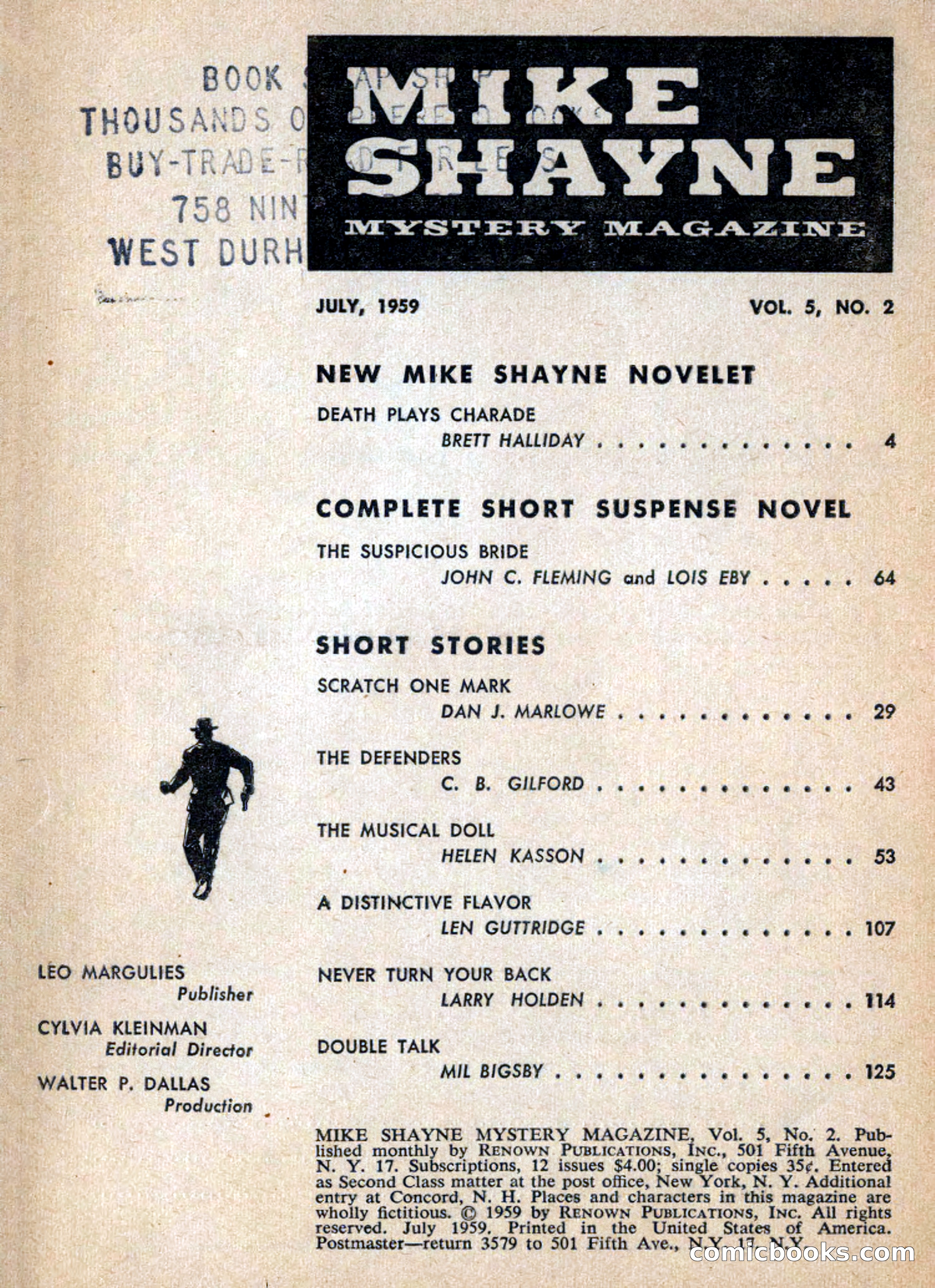 Mike Shayne Mystery Magazine, July 1959 — page 3 of 132