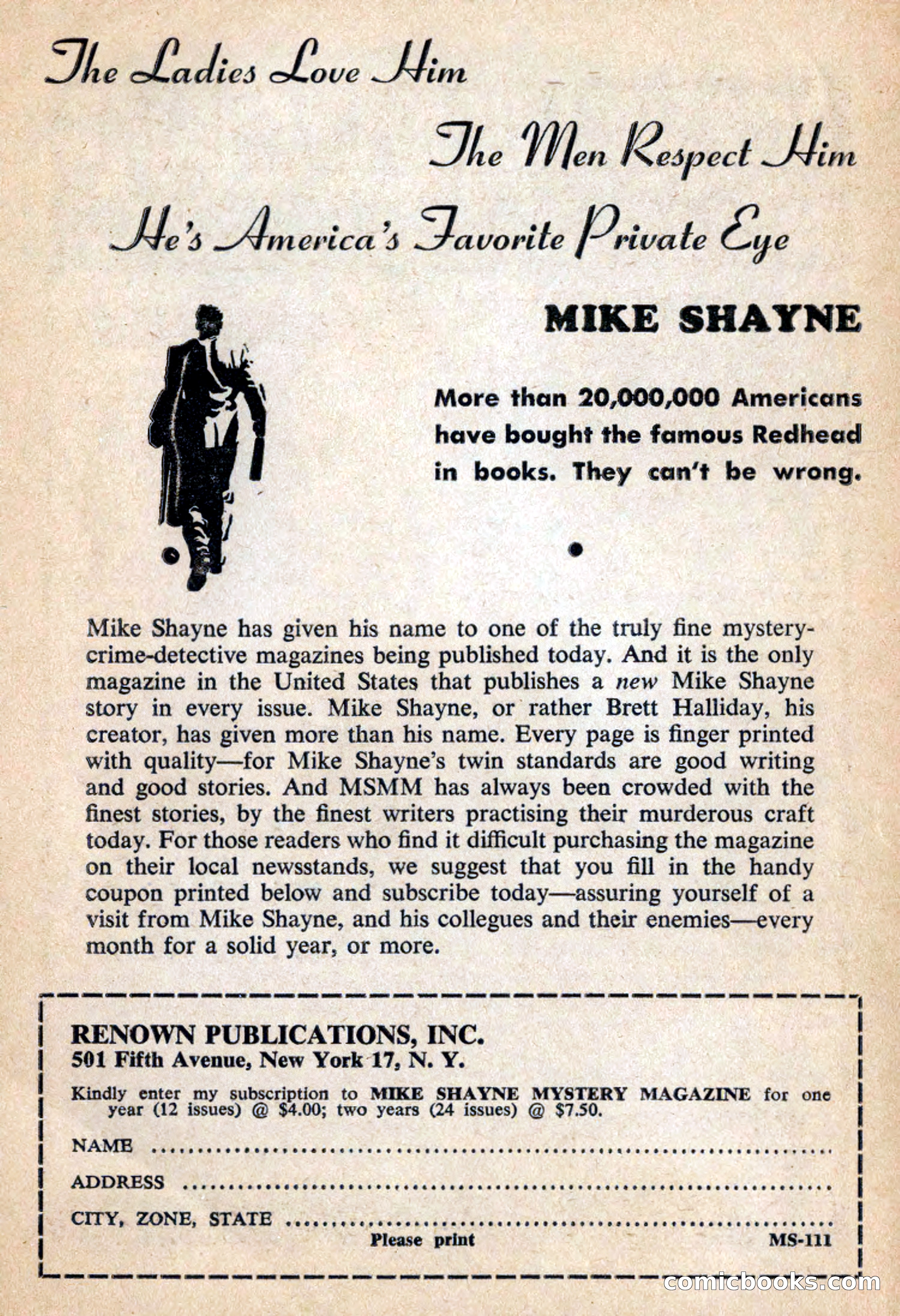 Mike Shayne Mystery Magazine, July 1959 — page 4 of 132