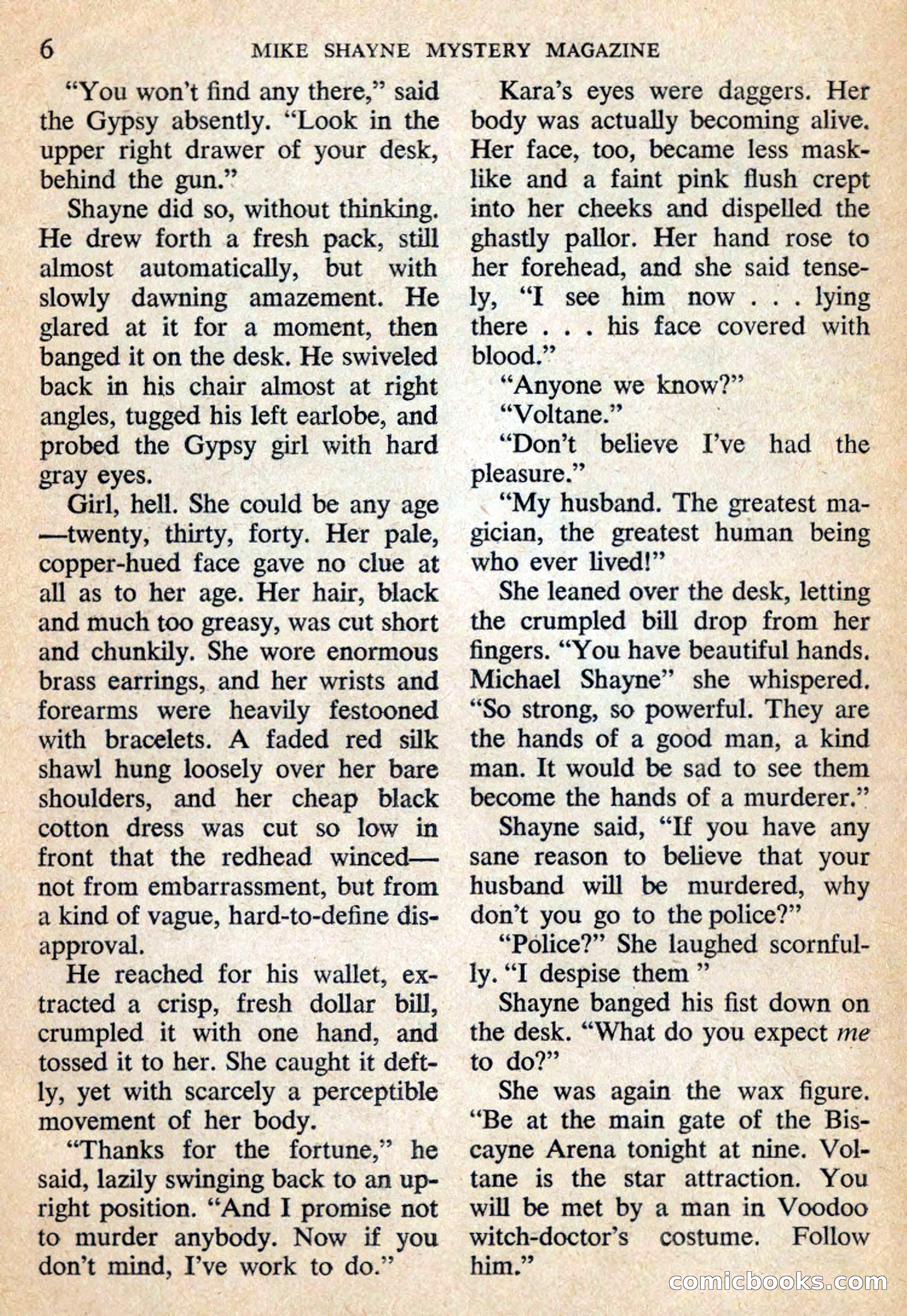 Mike Shayne Mystery Magazine, July 1959 — page 8 of 132