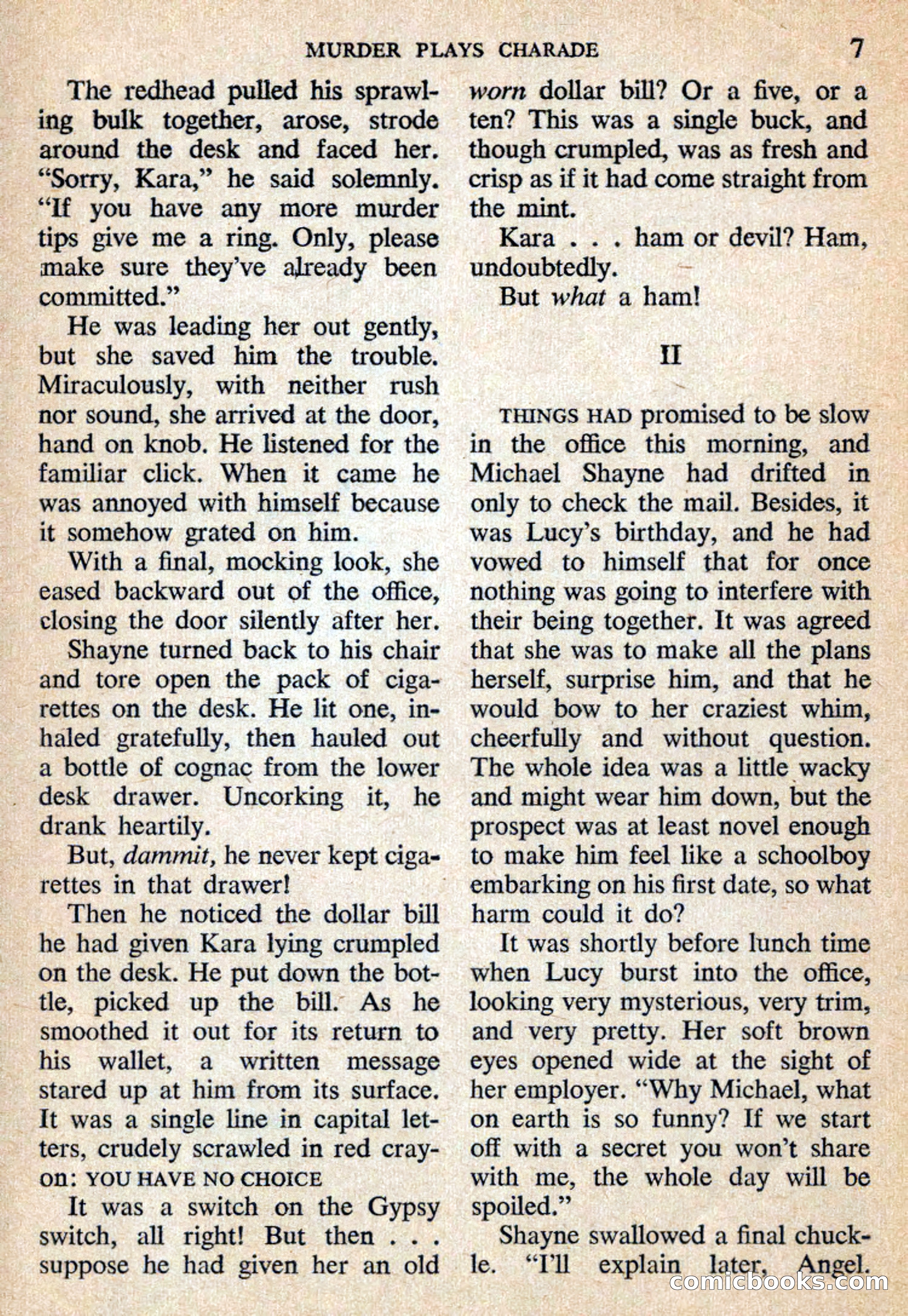 Mike Shayne Mystery Magazine, July 1959 — page 9 of 132