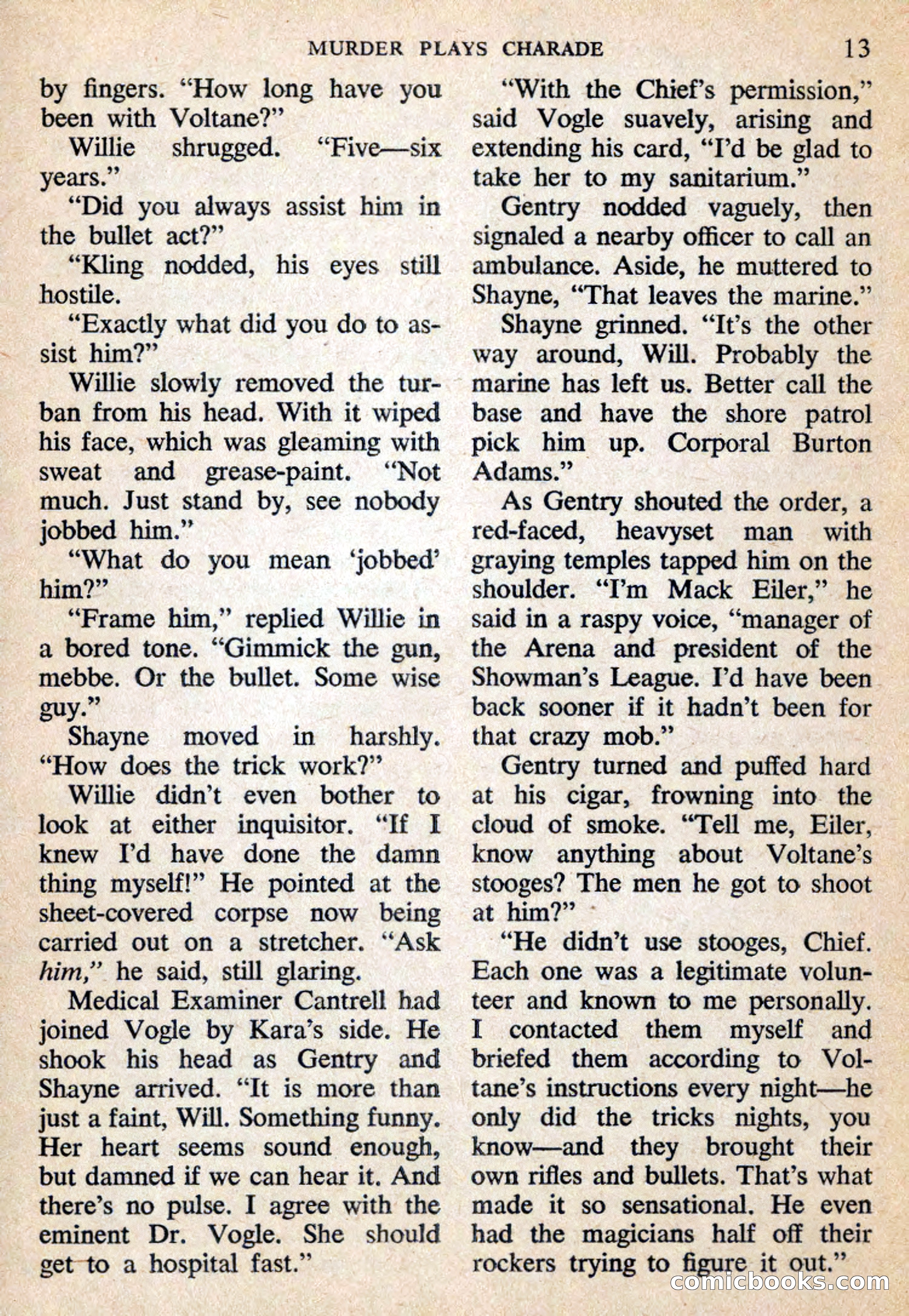 Mike Shayne Mystery Magazine, July 1959 — page 15 of 132
