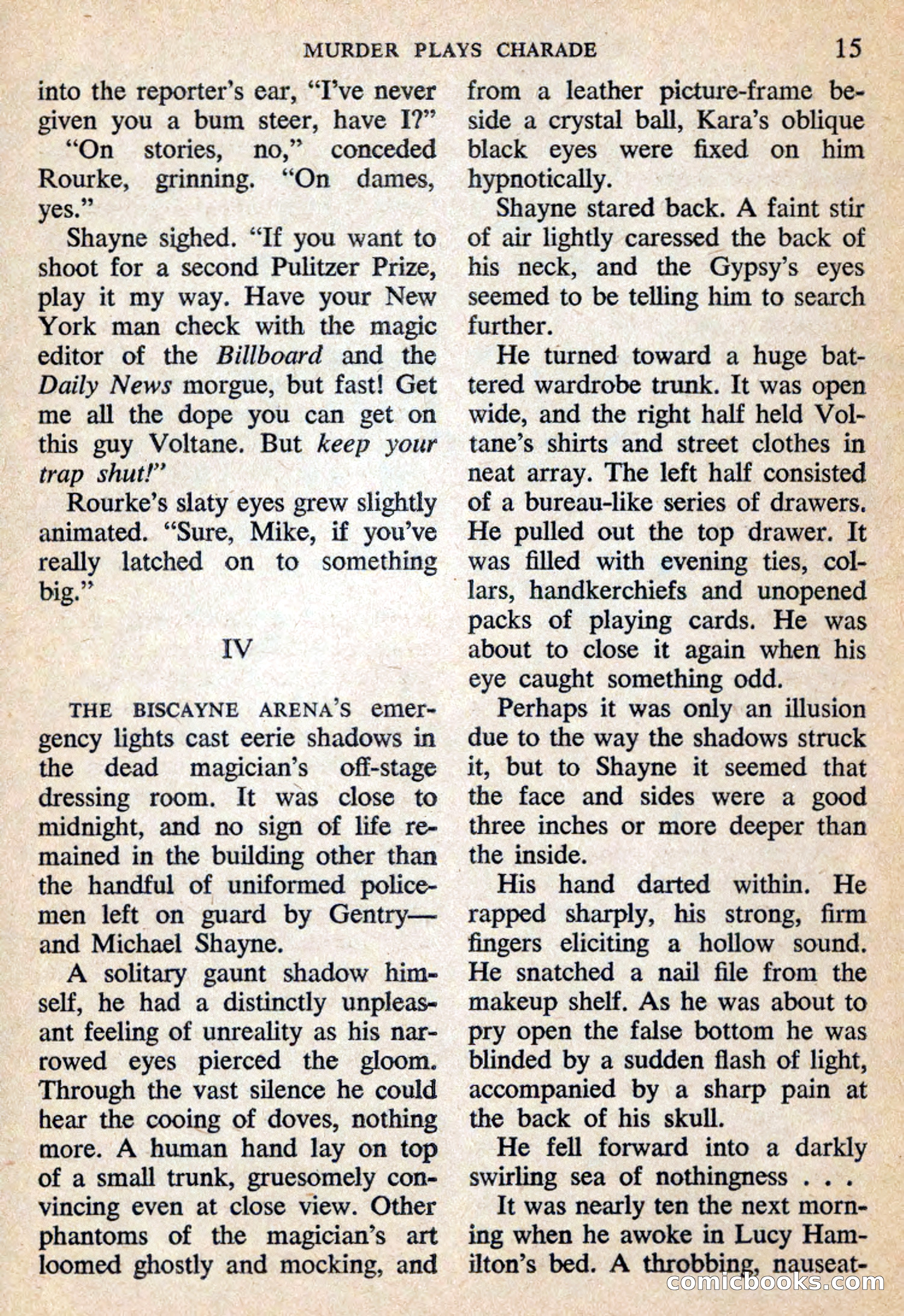 Mike Shayne Mystery Magazine, July 1959 — page 17 of 132