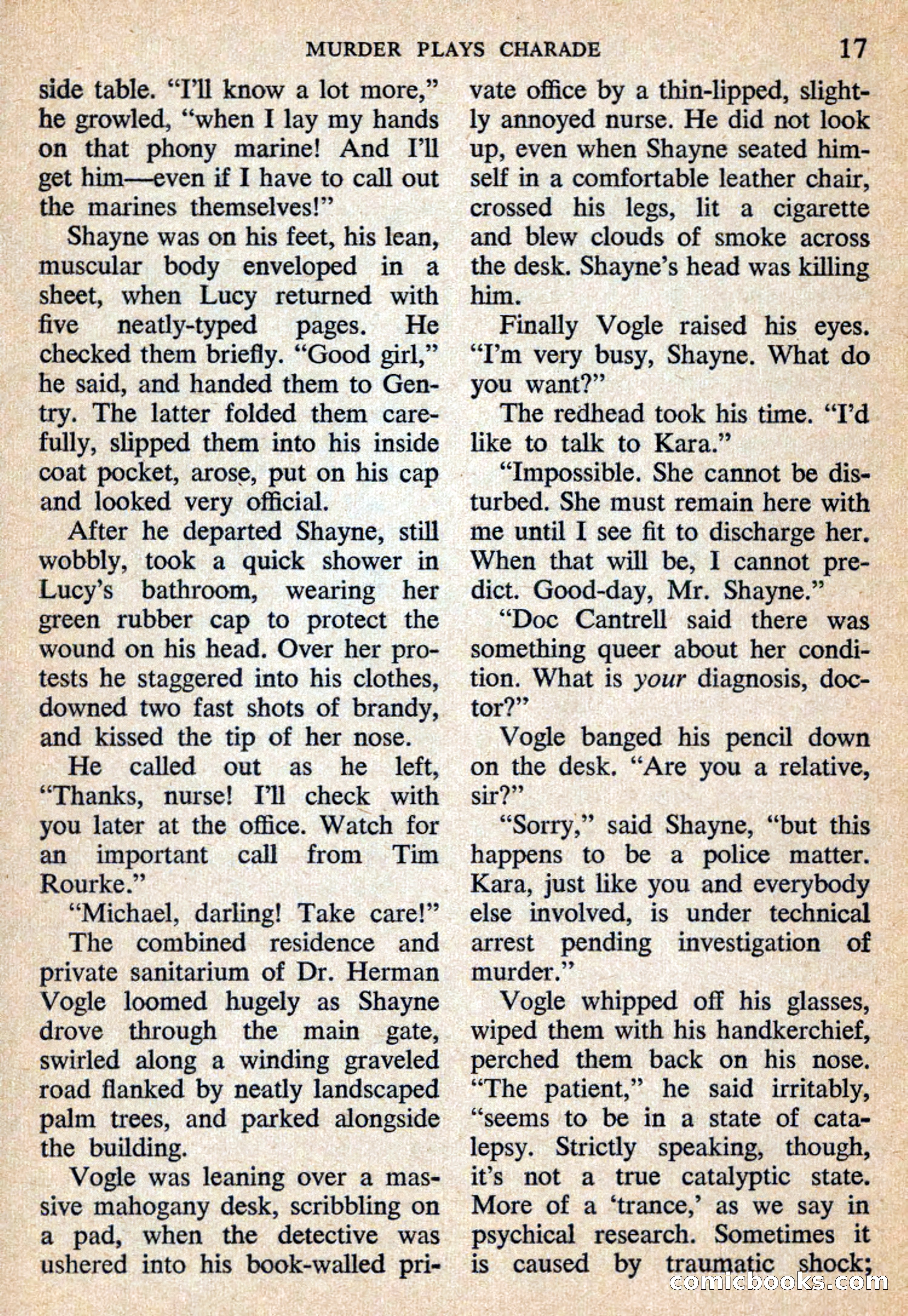 Mike Shayne Mystery Magazine, July 1959 — page 19 of 132