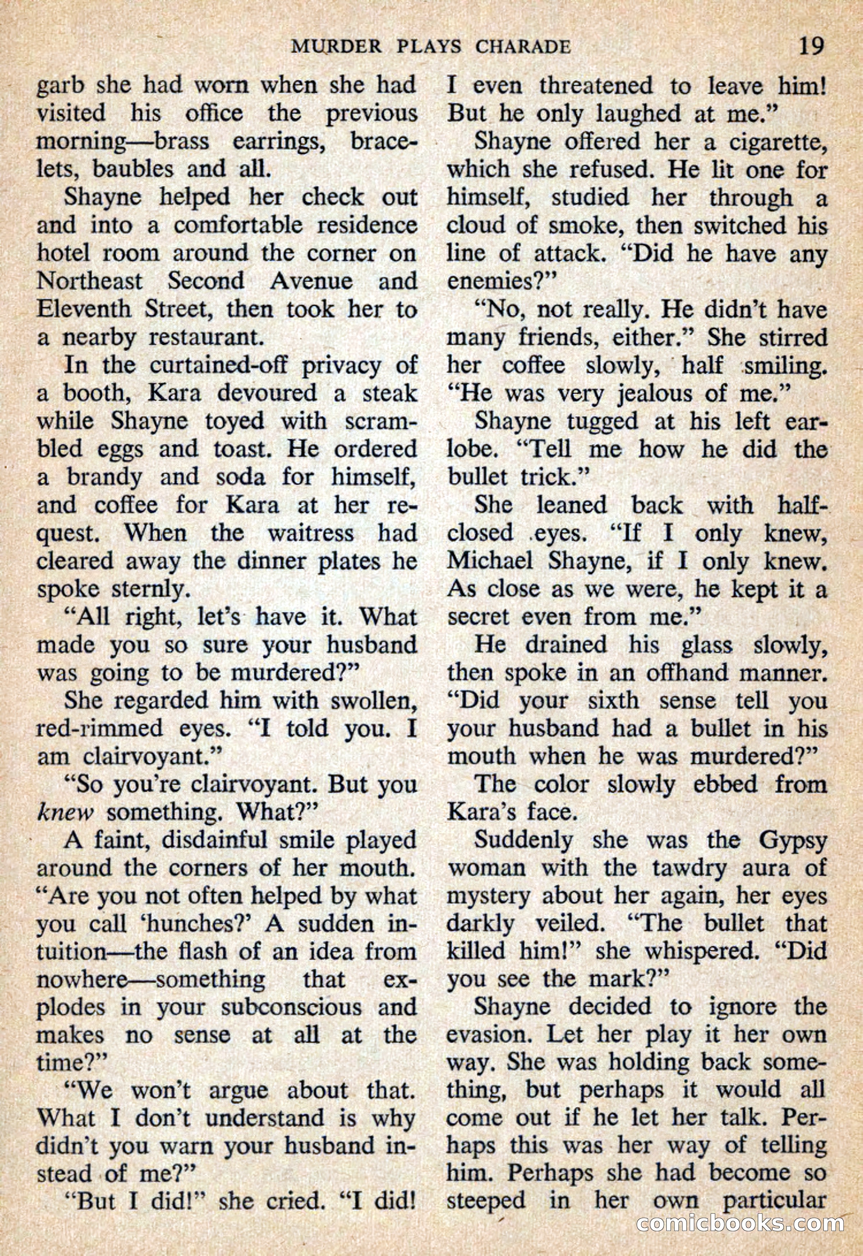 Mike Shayne Mystery Magazine, July 1959 — page 21 of 132