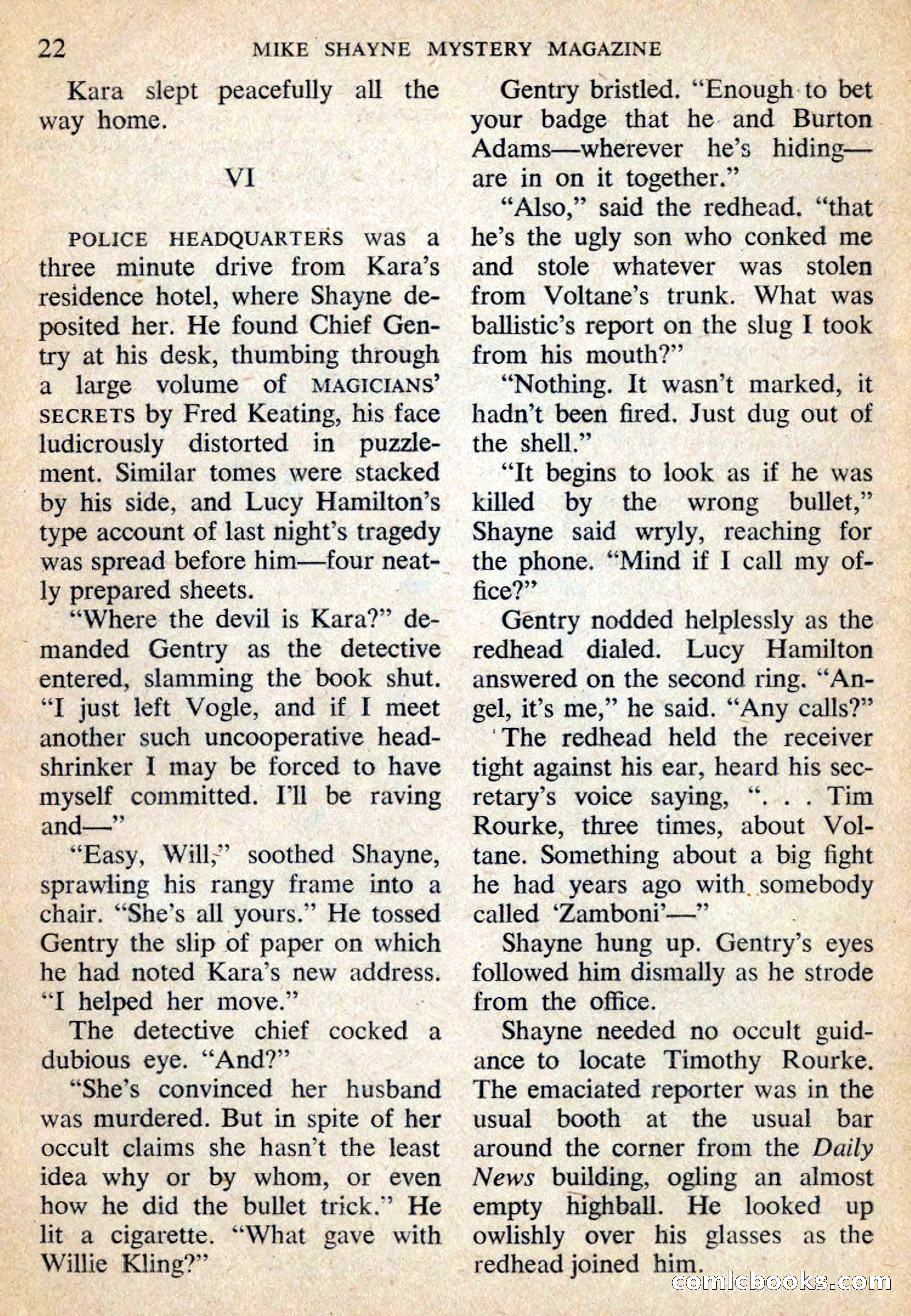 Mike Shayne Mystery Magazine, July 1959 — page 24 of 132