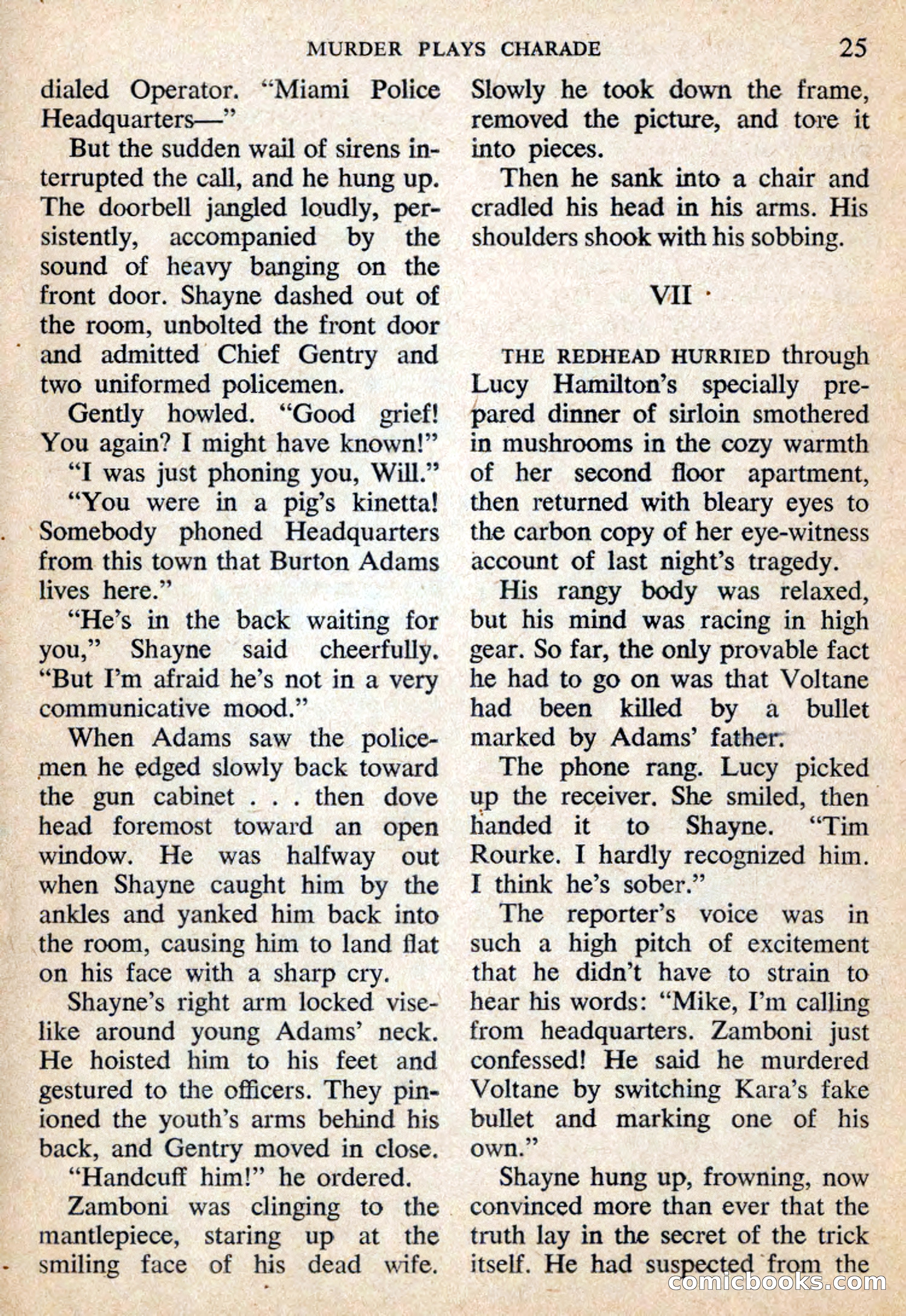 Mike Shayne Mystery Magazine, July 1959 — page 27 of 132