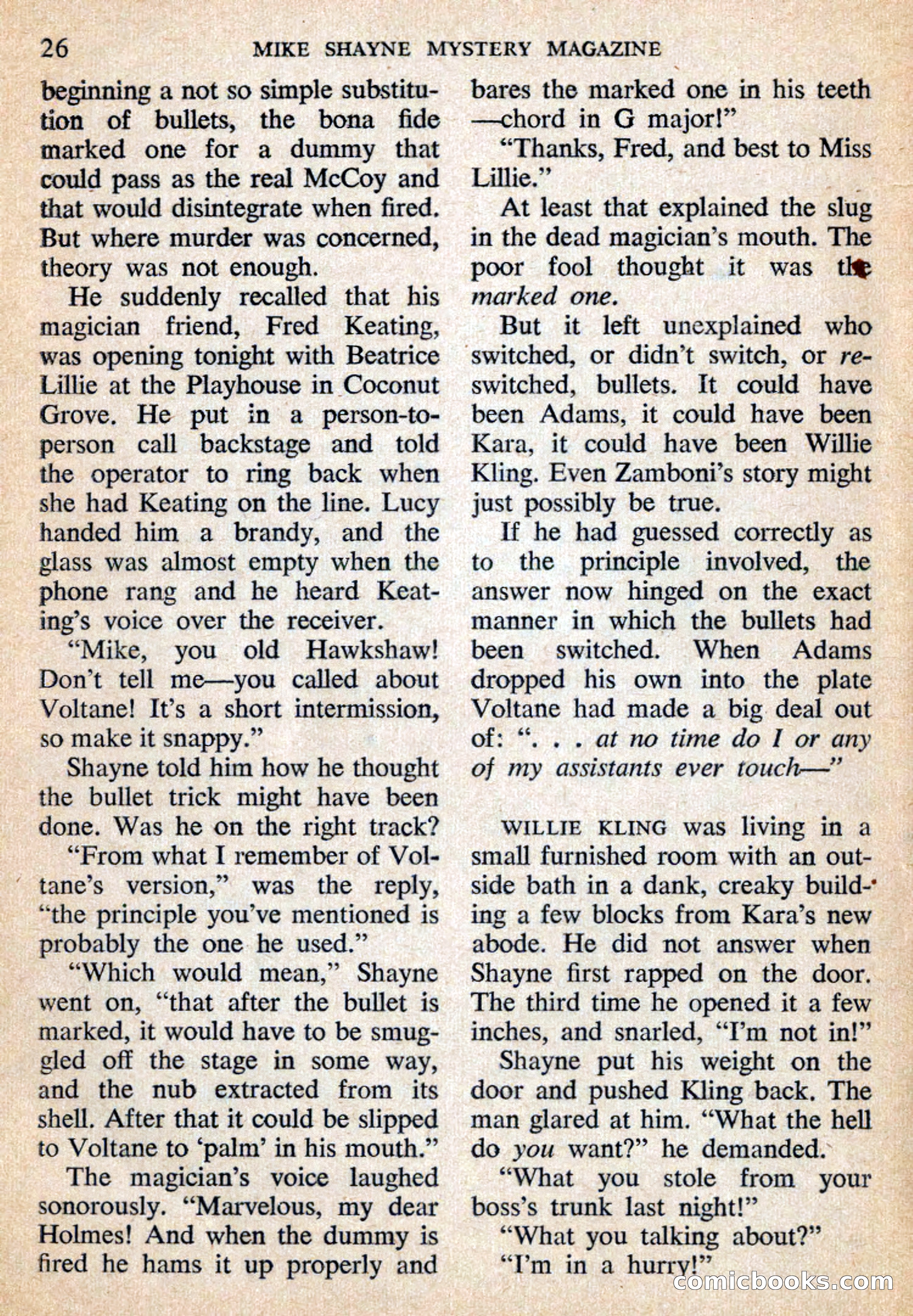 Mike Shayne Mystery Magazine, July 1959 — page 28 of 132