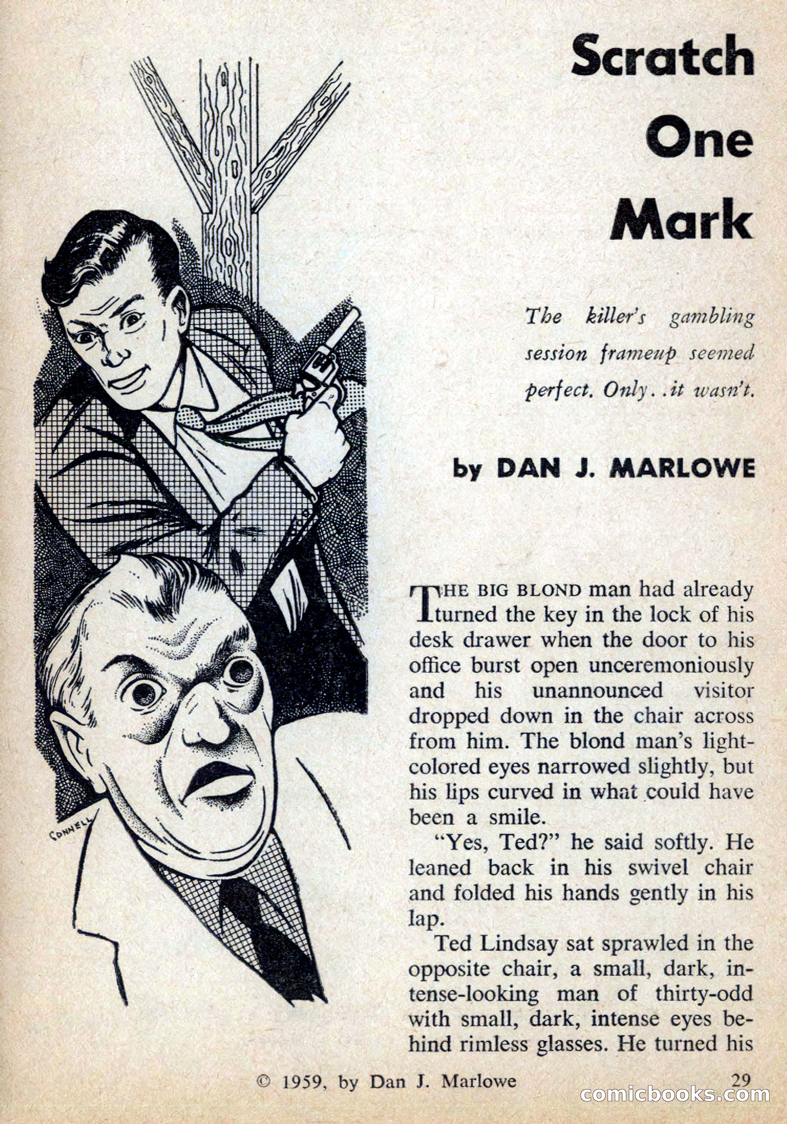 Mike Shayne Mystery Magazine, July 1959 — page 31 of 132