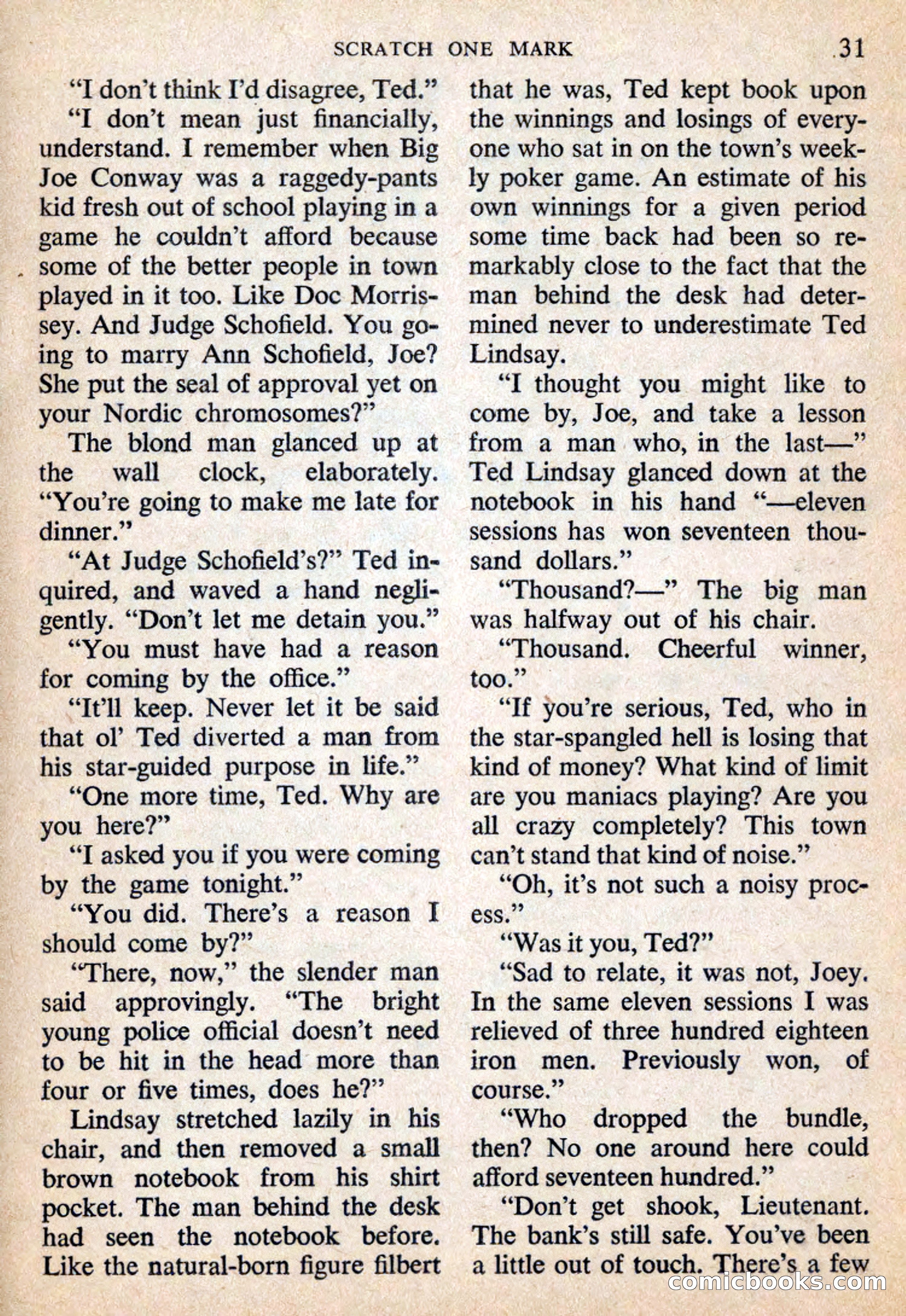 Mike Shayne Mystery Magazine, July 1959 — page 33 of 132