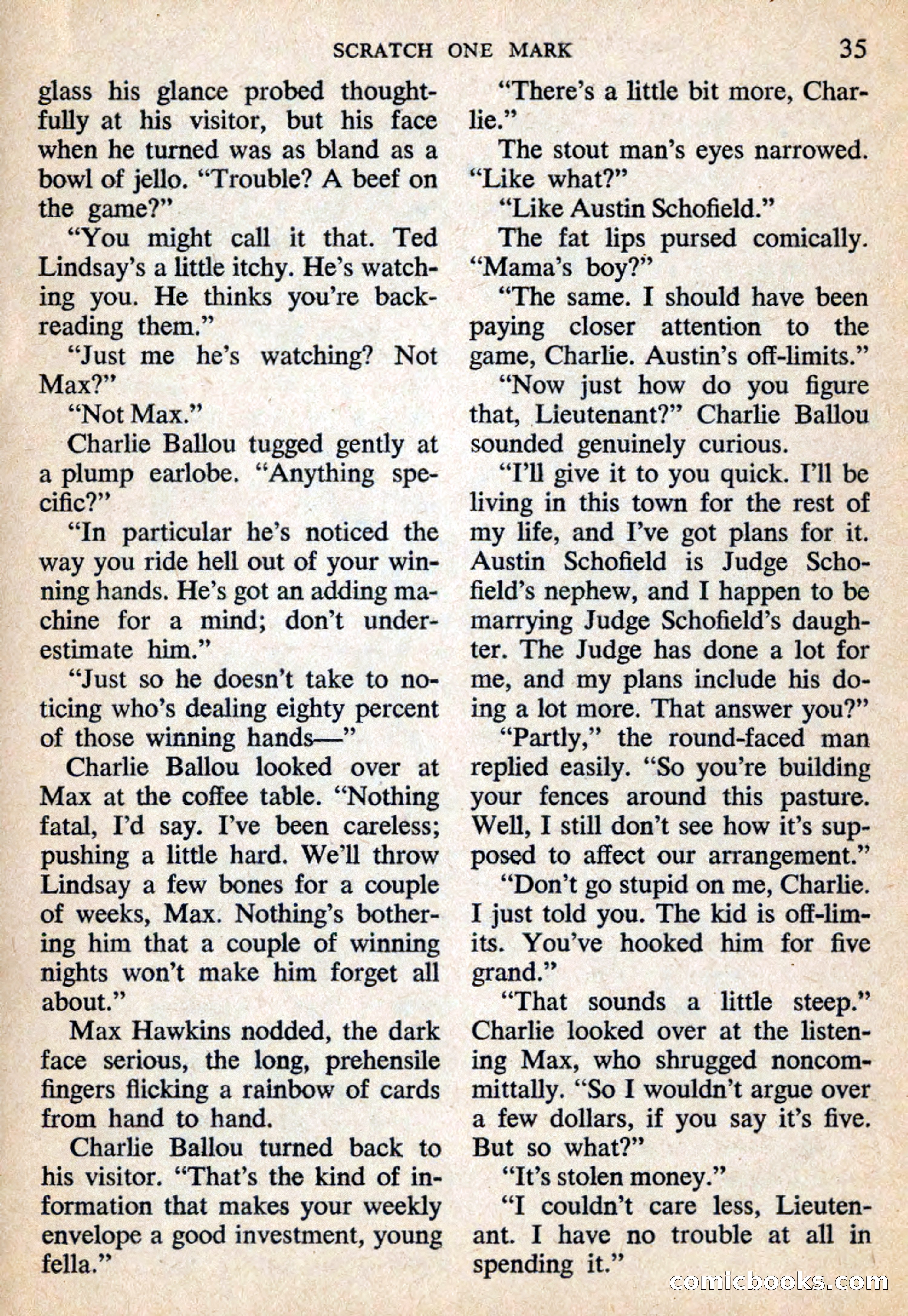 Mike Shayne Mystery Magazine, July 1959 — page 37 of 132