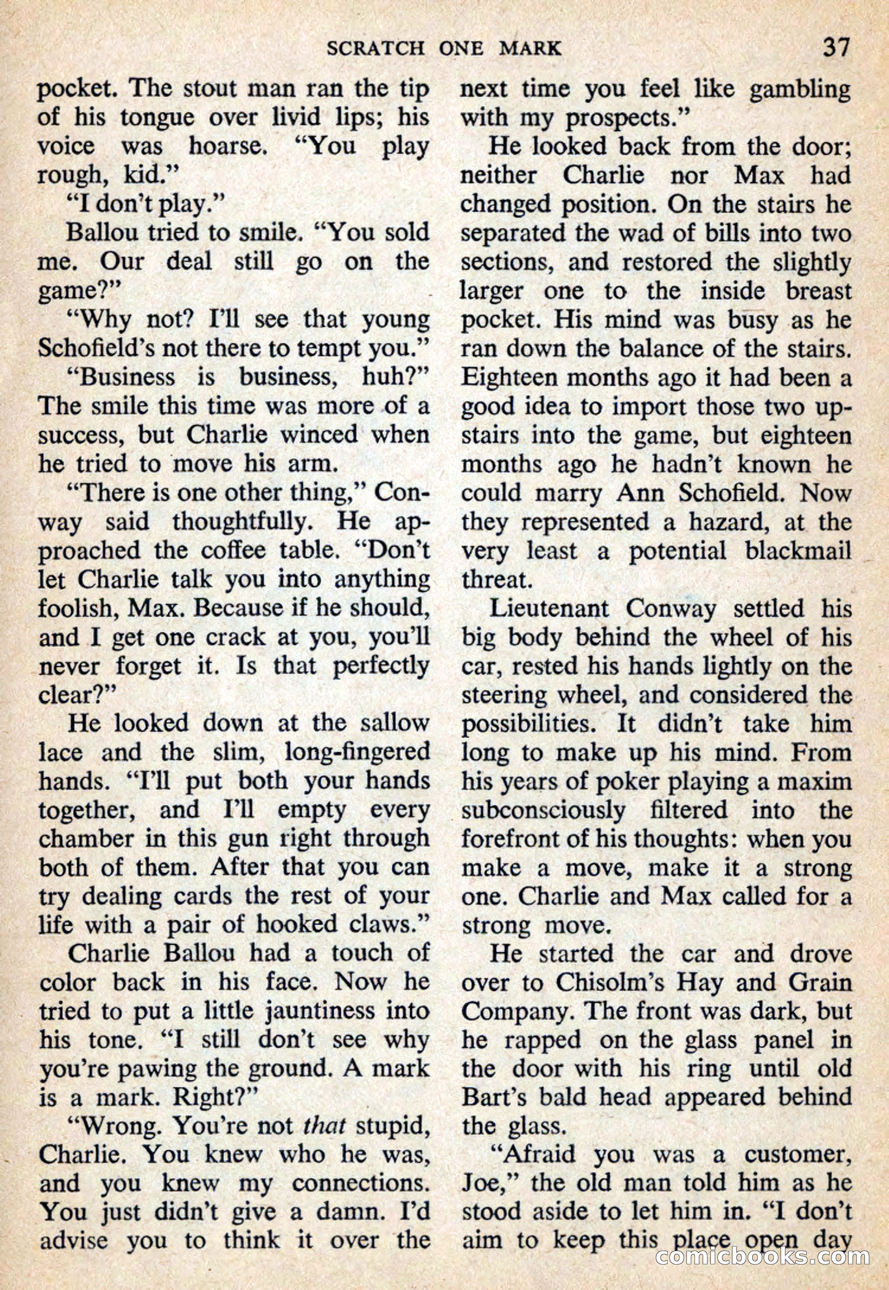 Mike Shayne Mystery Magazine, July 1959 — page 39 of 132