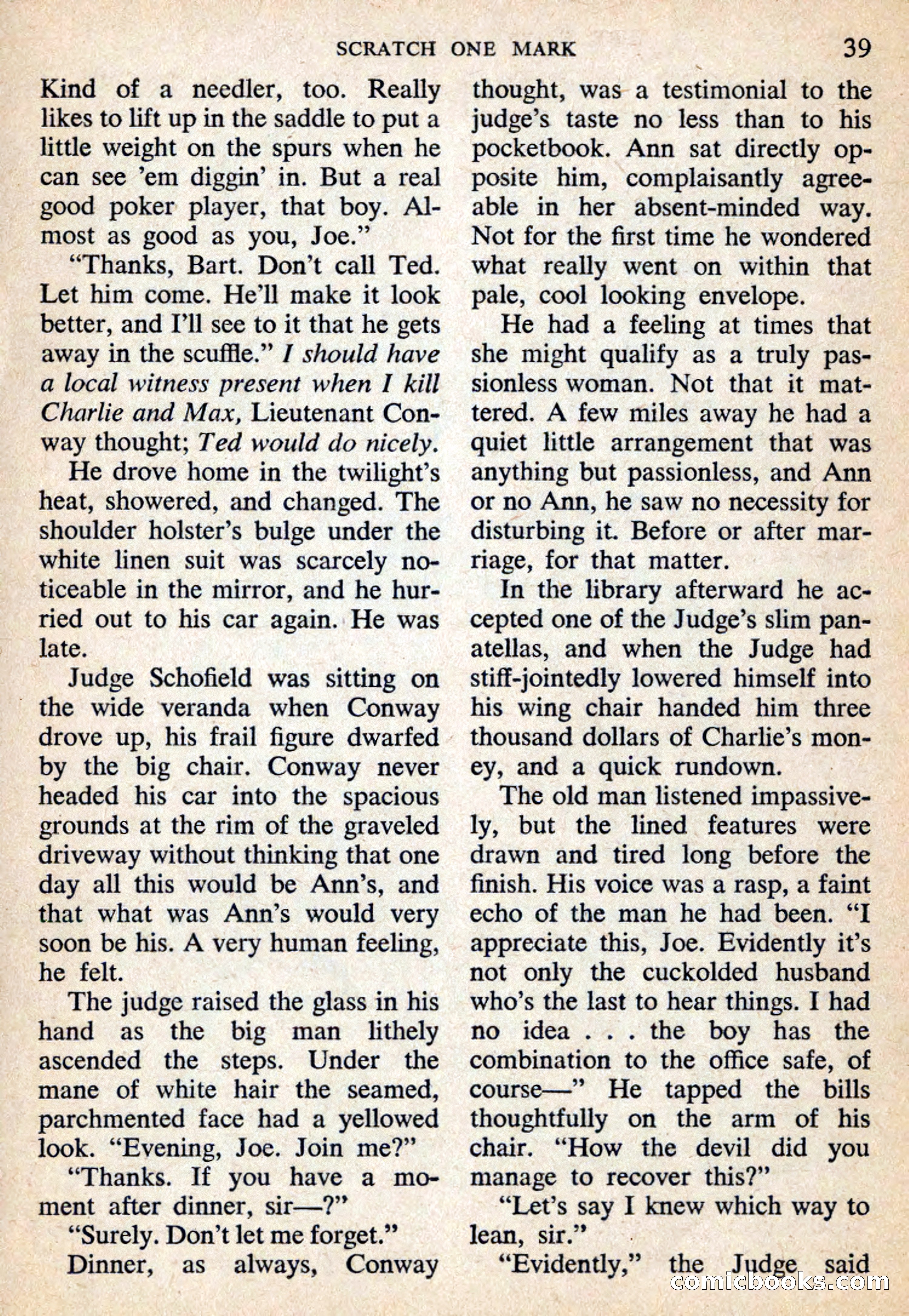 Mike Shayne Mystery Magazine, July 1959 — page 41 of 132