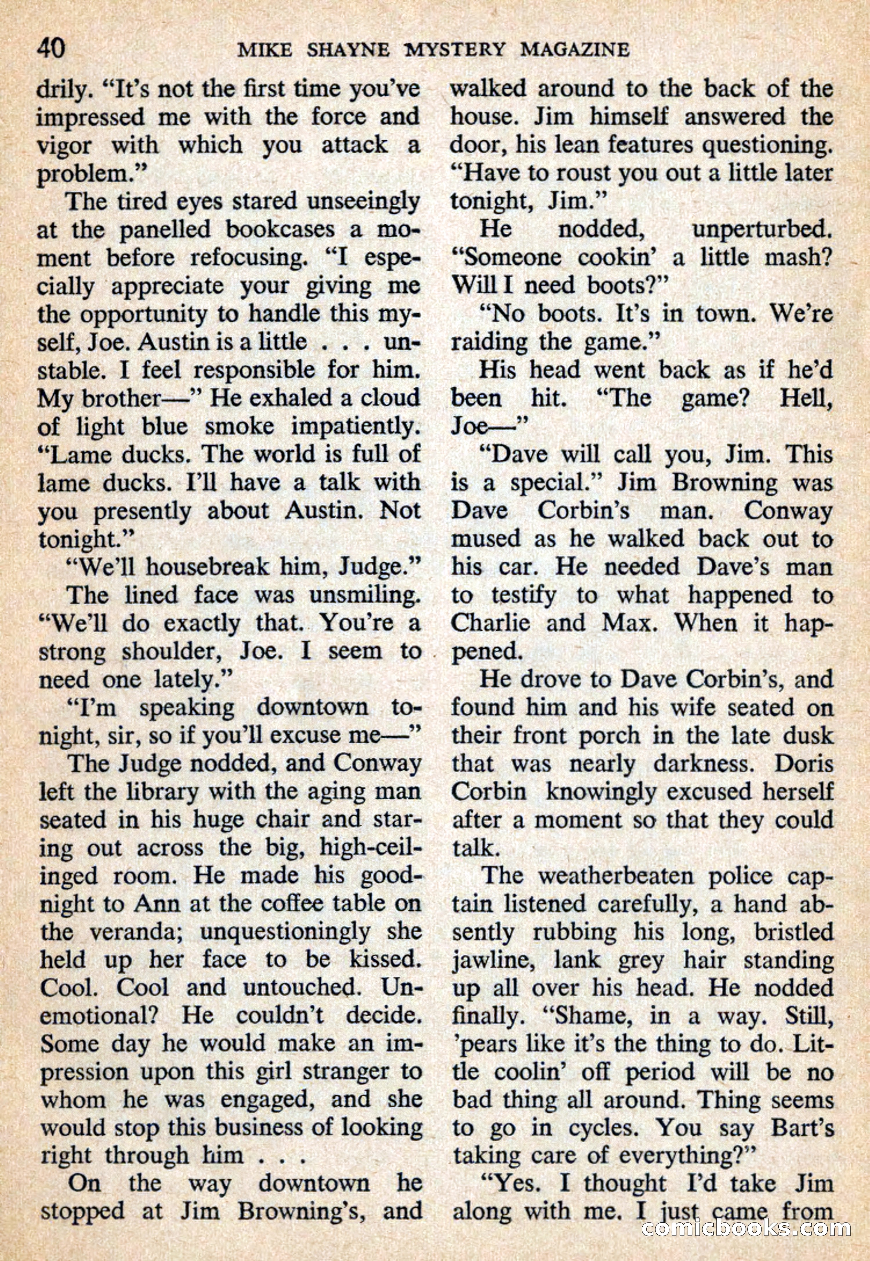 Mike Shayne Mystery Magazine, July 1959 — page 42 of 132