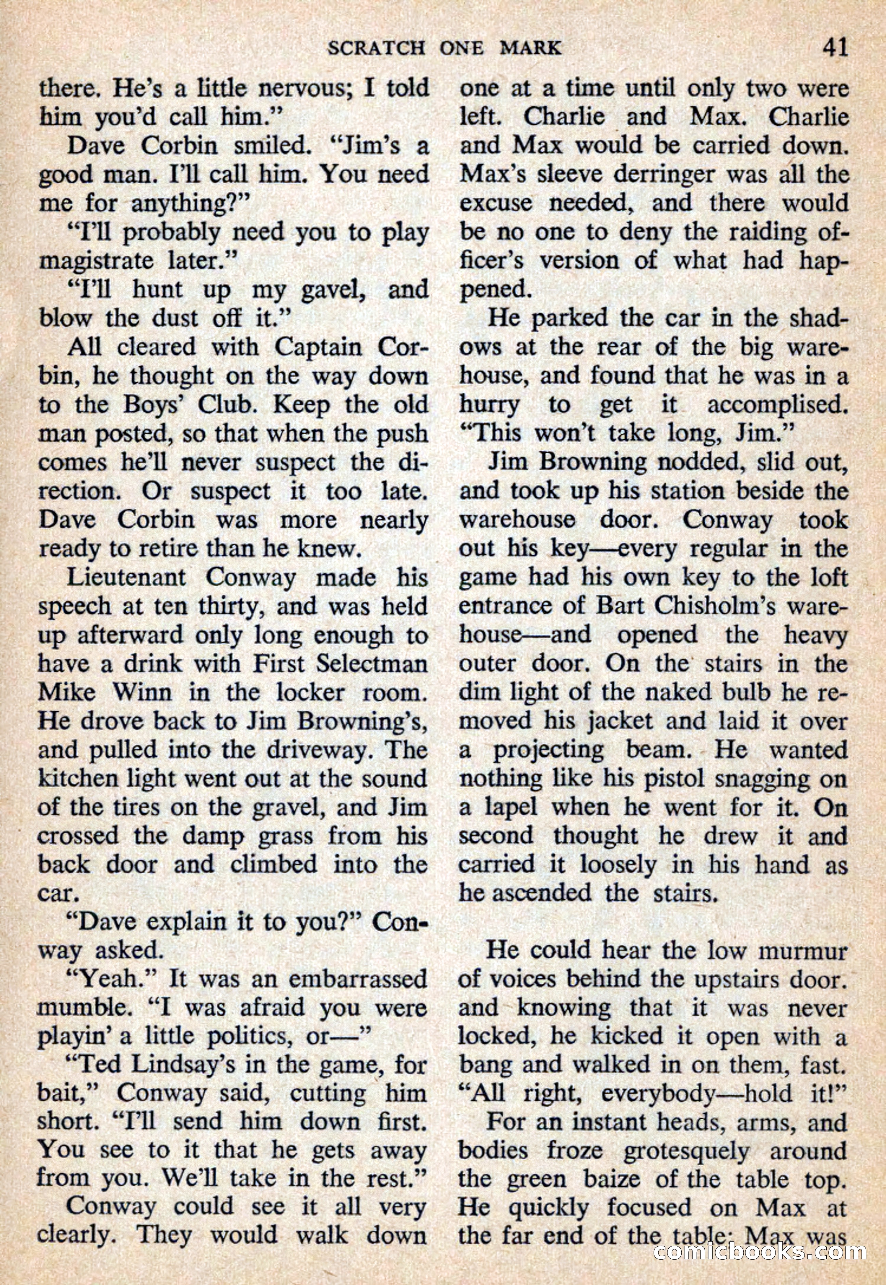 Mike Shayne Mystery Magazine, July 1959 — page 43 of 132