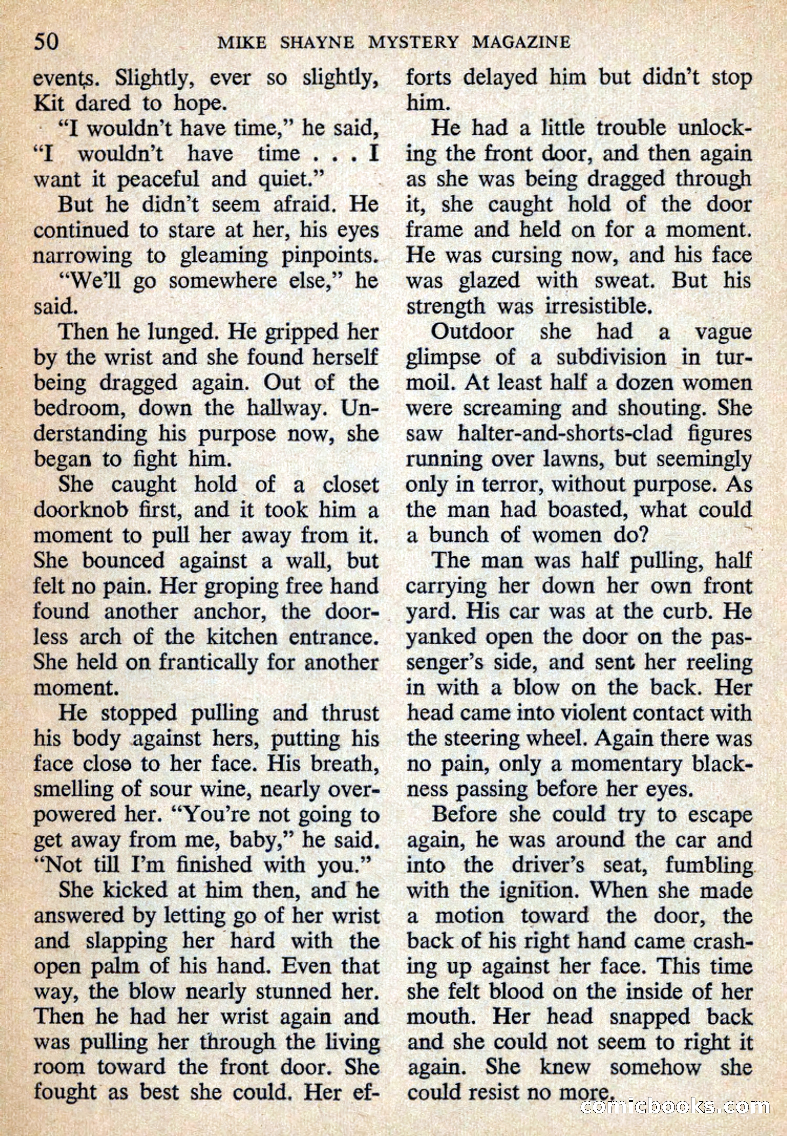 Mike Shayne Mystery Magazine, July 1959 — page 52 of 132