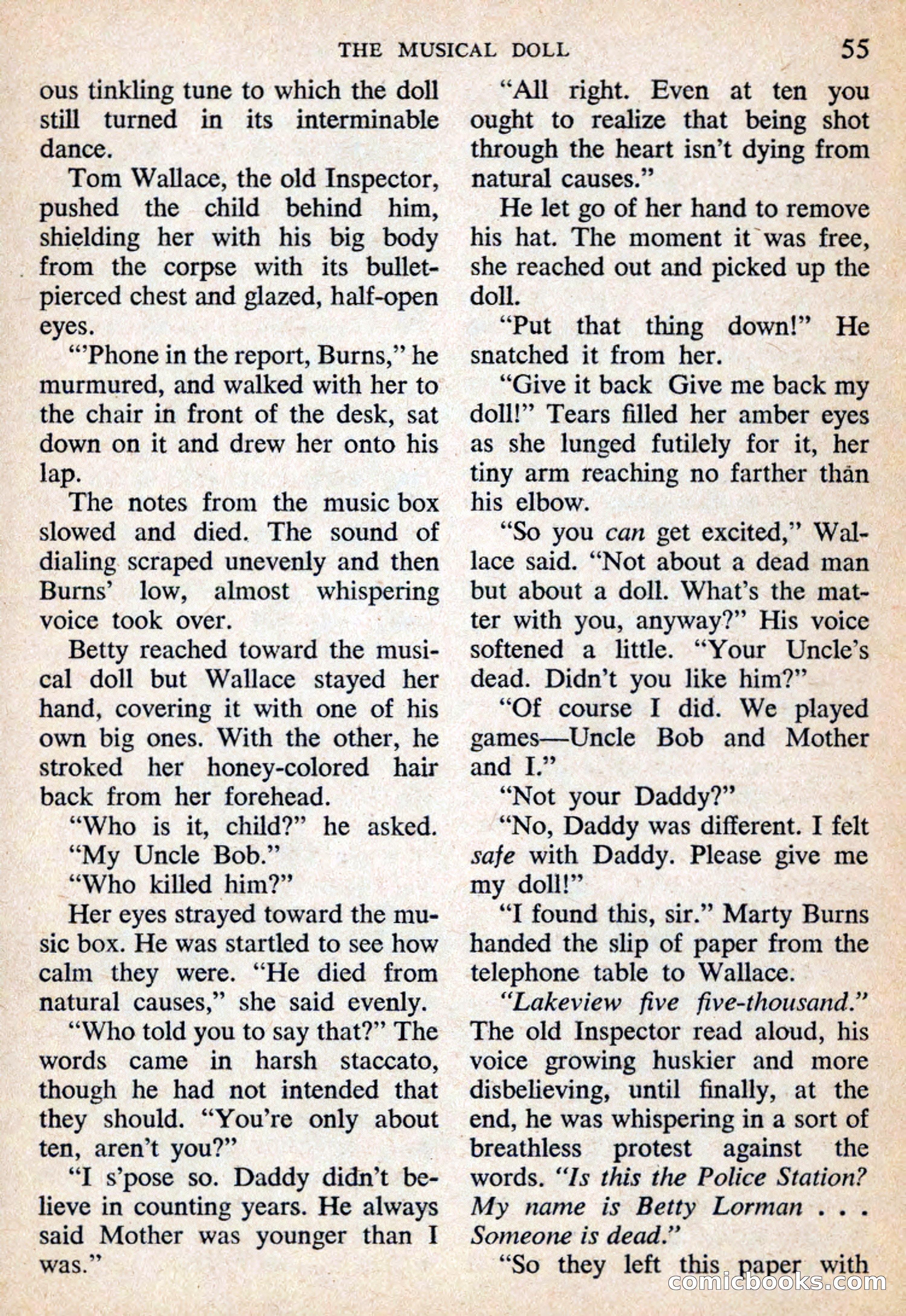 Mike Shayne Mystery Magazine, July 1959 — page 57 of 132