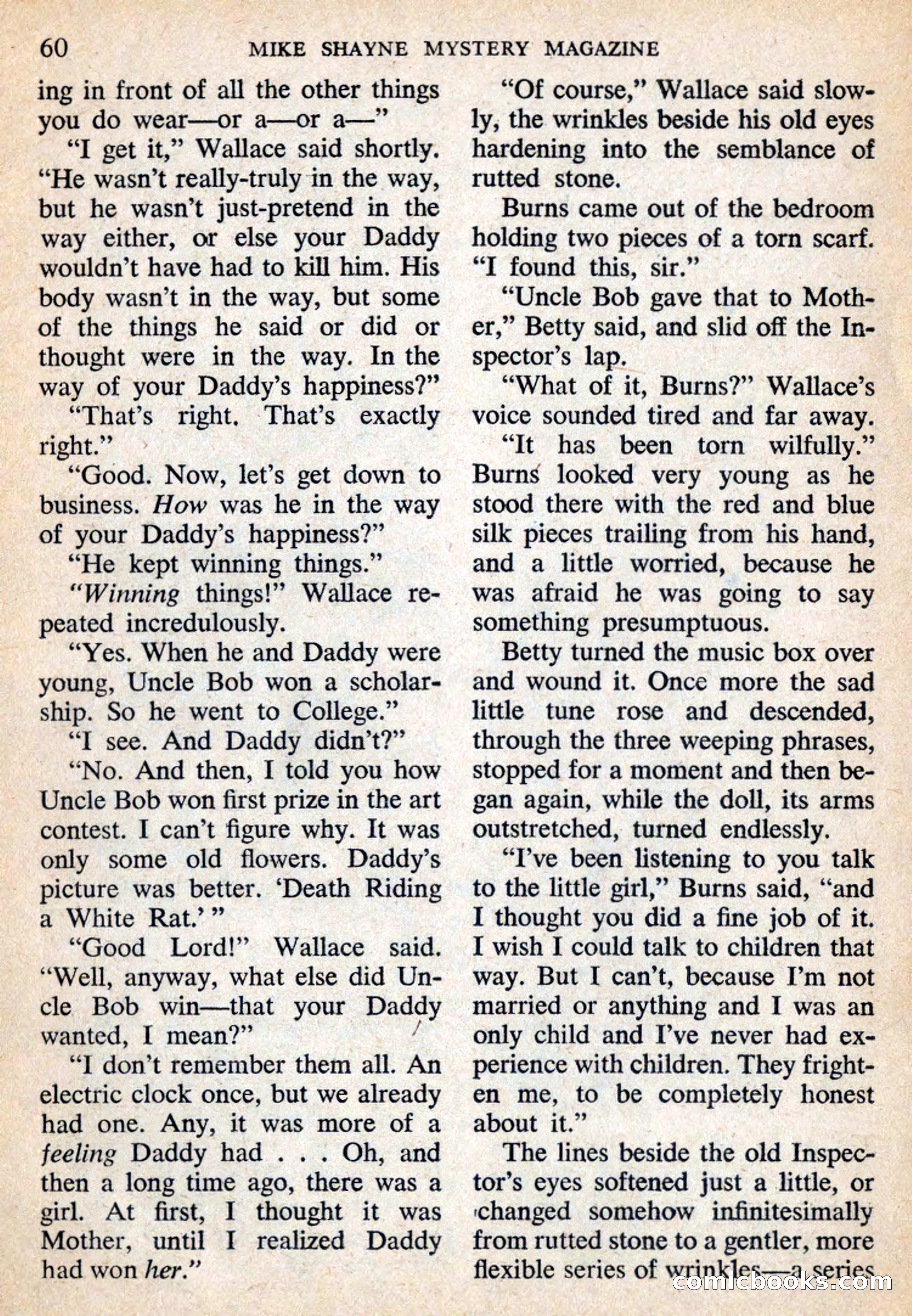 Mike Shayne Mystery Magazine, July 1959 — page 62 of 132