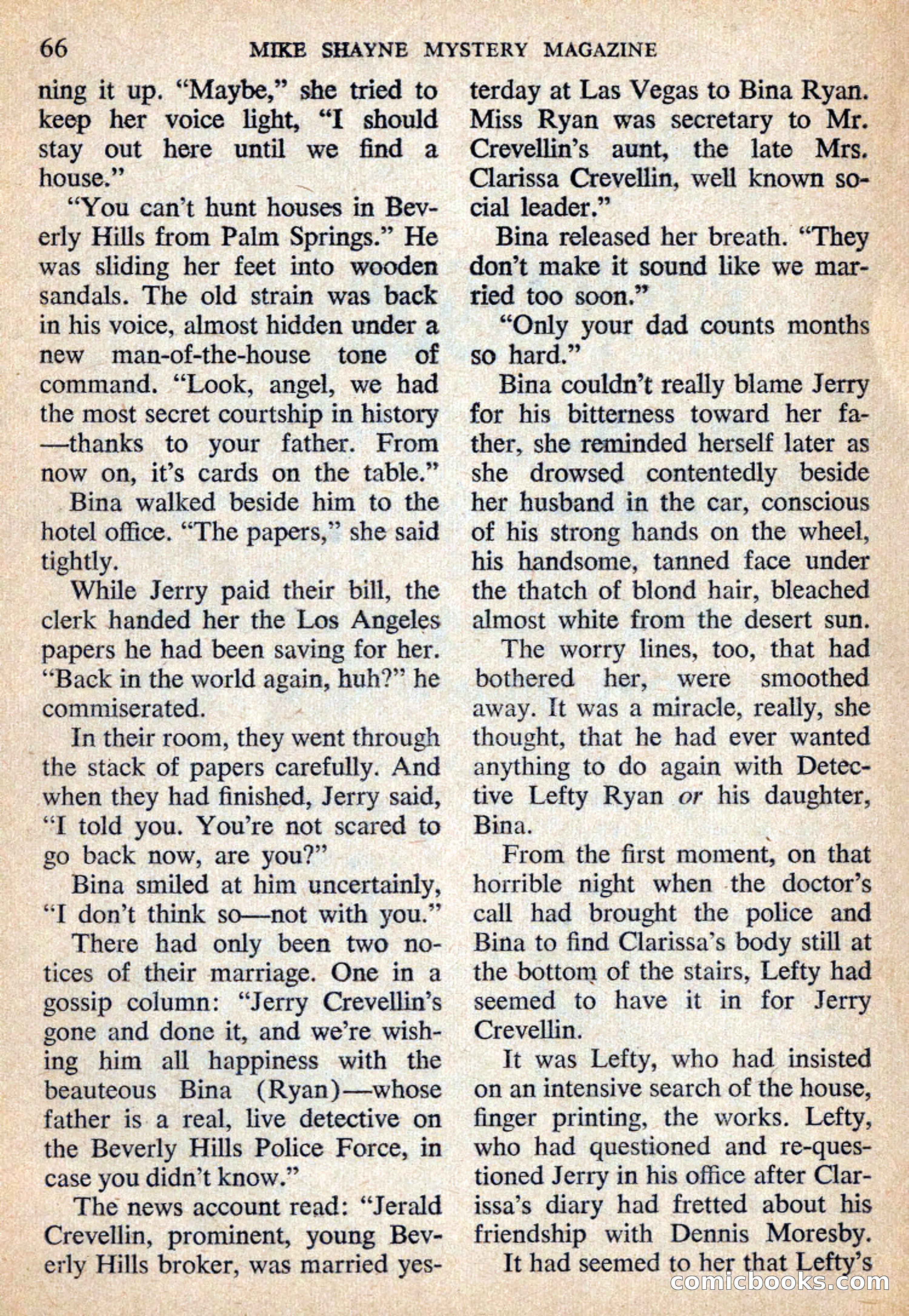 Mike Shayne Mystery Magazine, July 1959 — page 68 of 132