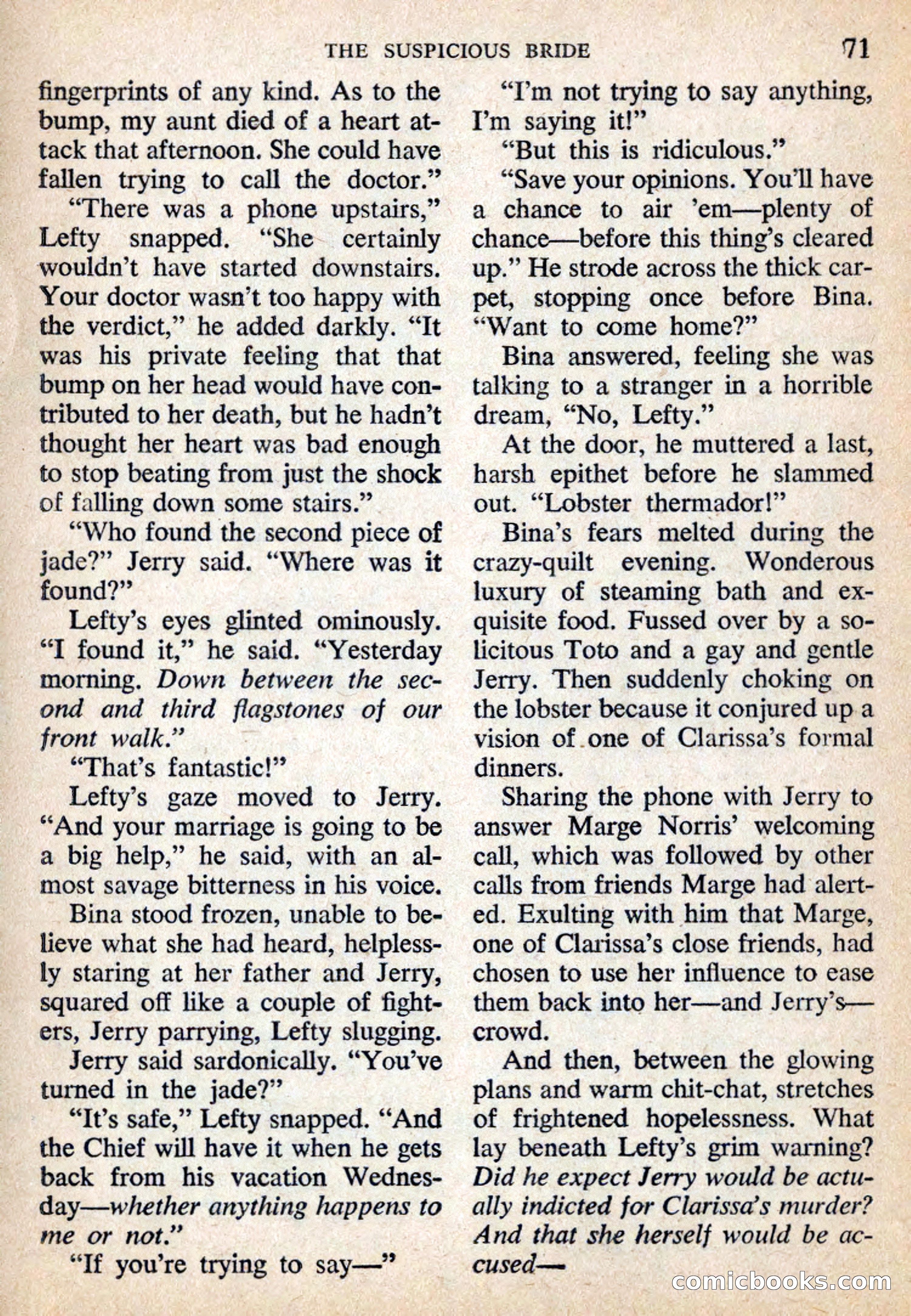 Mike Shayne Mystery Magazine, July 1959 — page 73 of 132