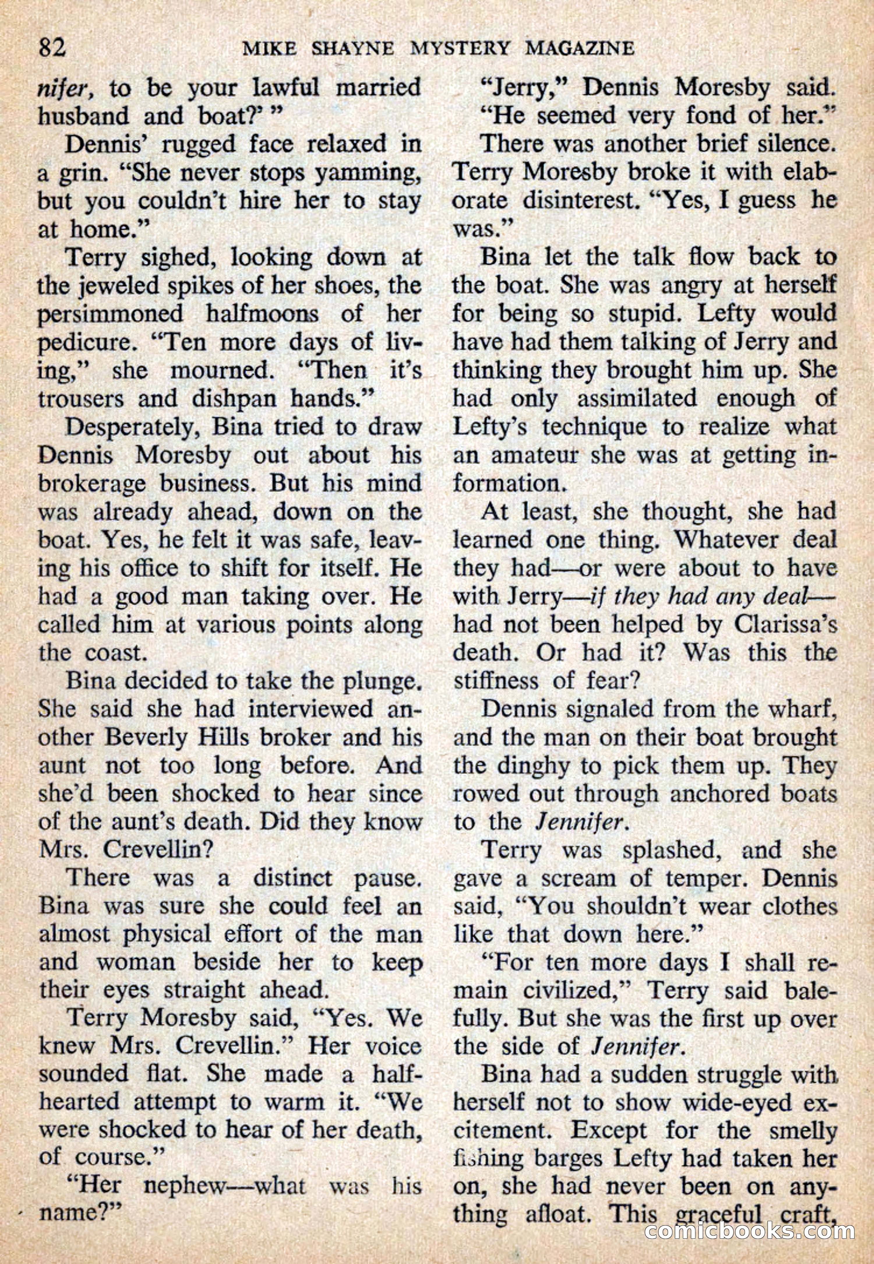 Mike Shayne Mystery Magazine, July 1959 — page 84 of 132