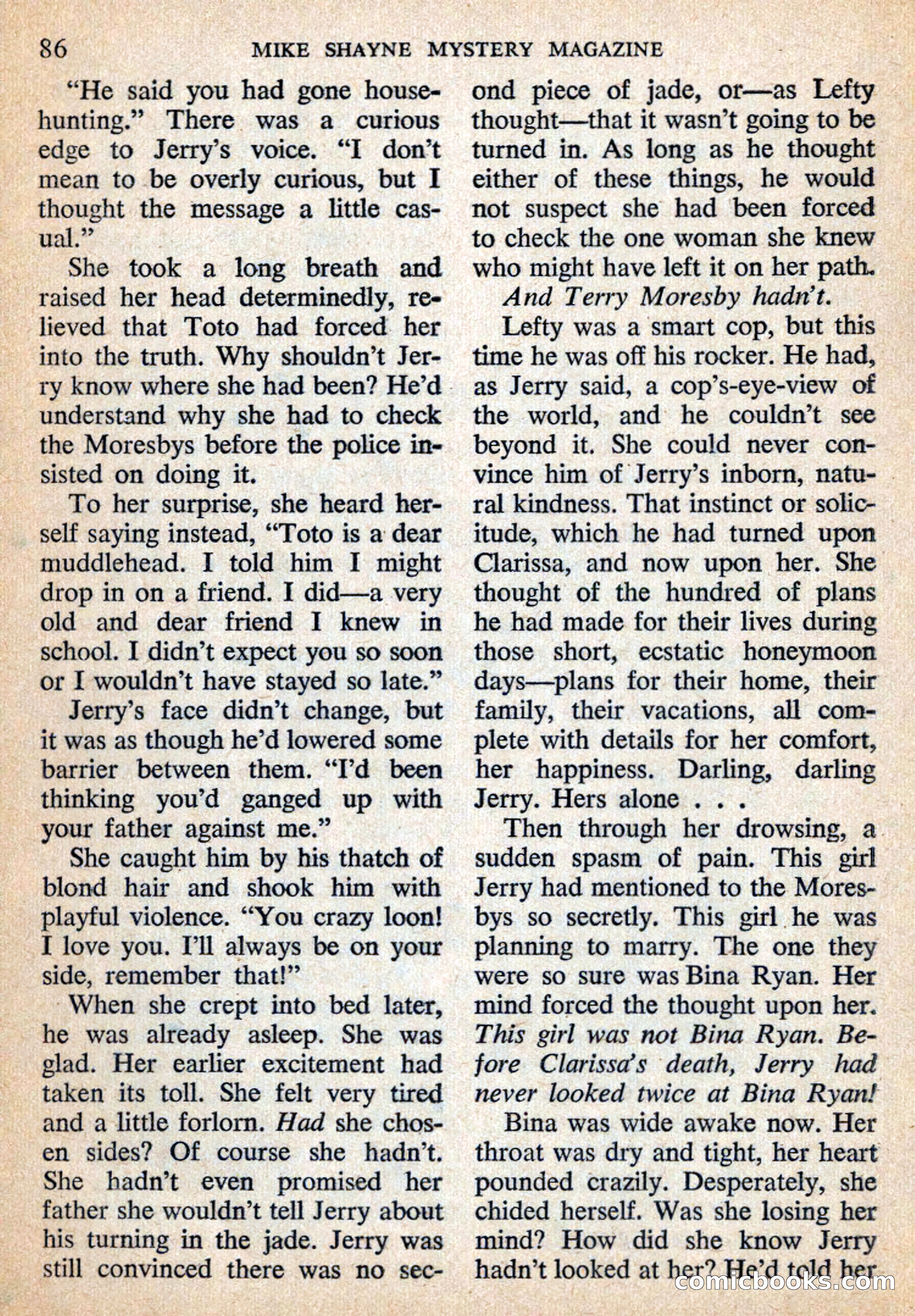Mike Shayne Mystery Magazine, July 1959 — page 88 of 132