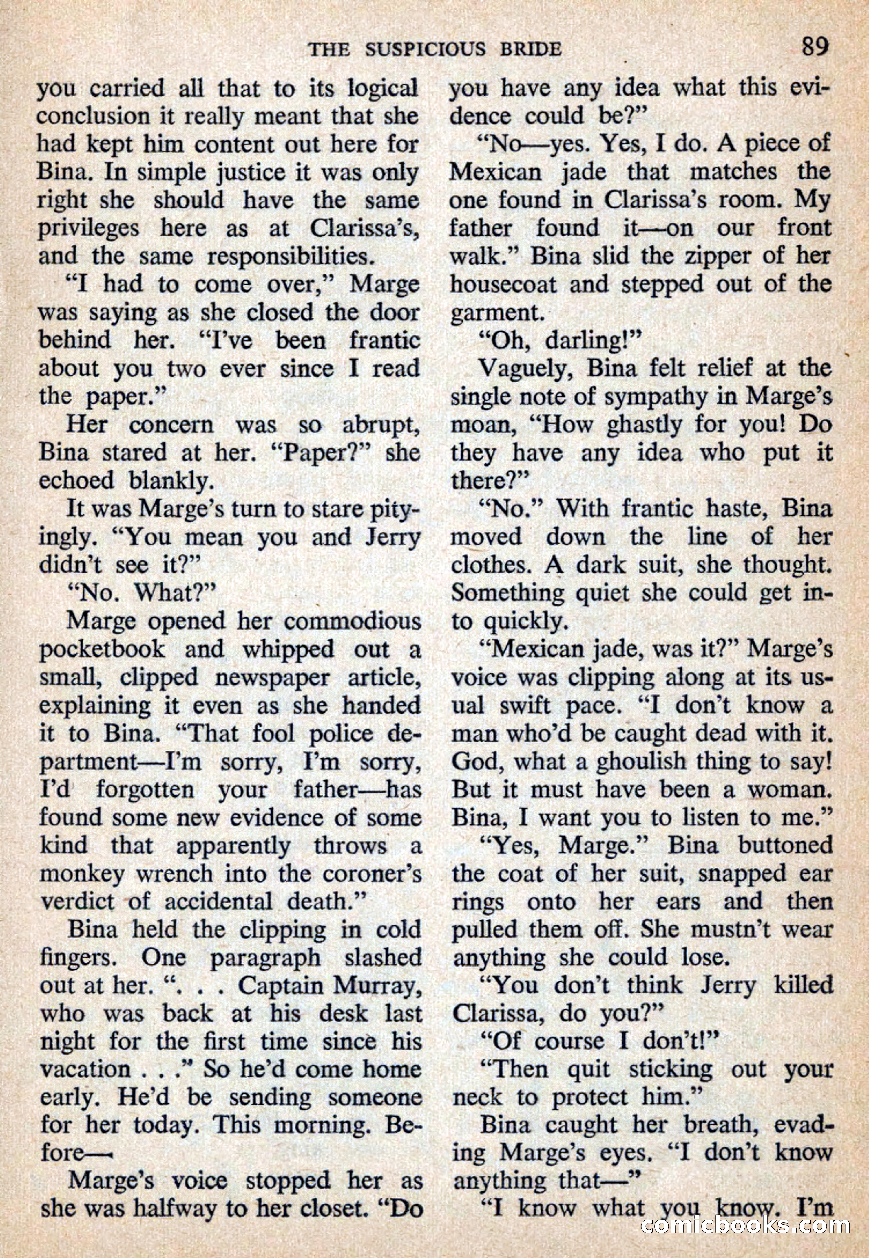 Mike Shayne Mystery Magazine, July 1959 — page 91 of 132