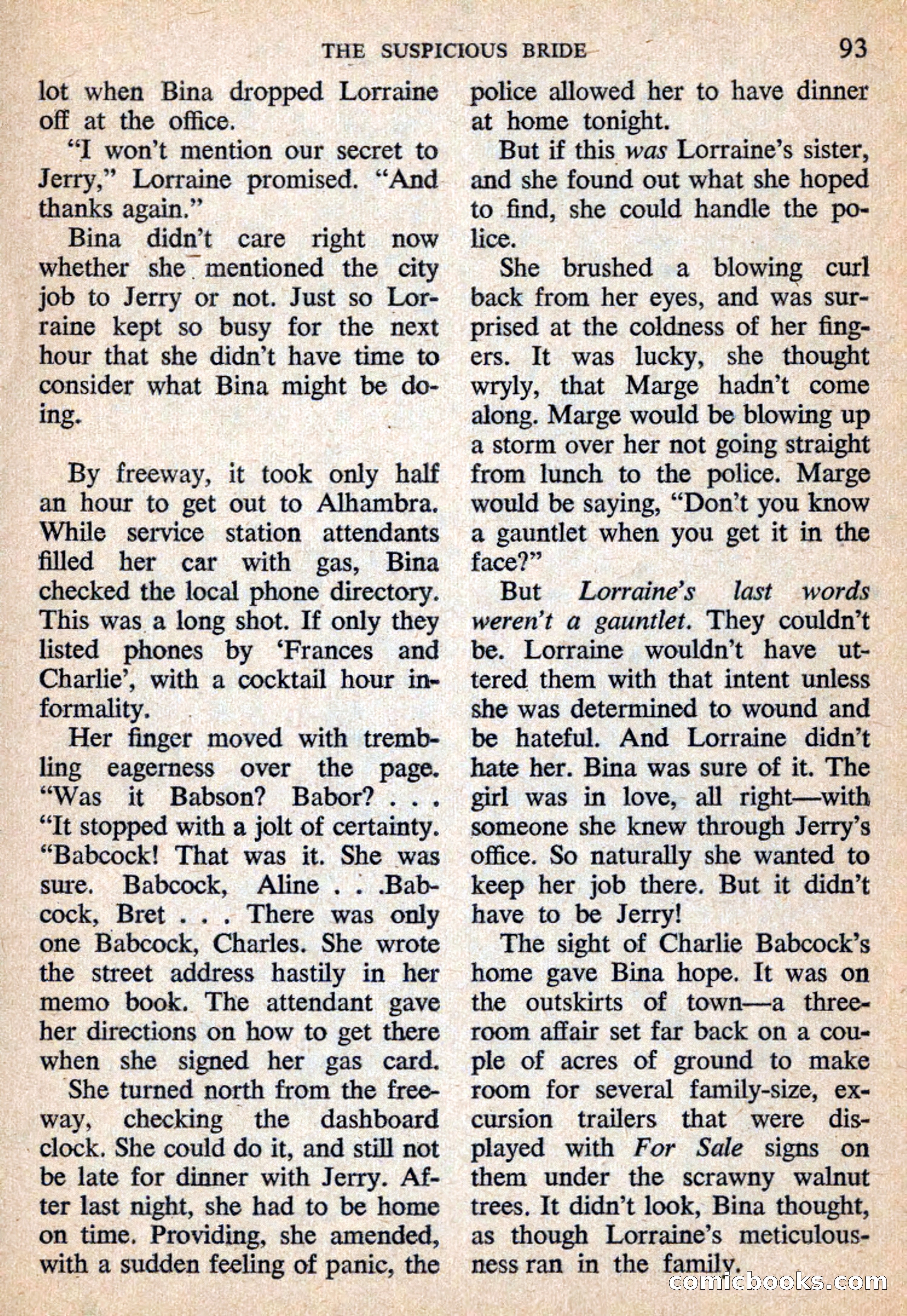 Mike Shayne Mystery Magazine, July 1959 — page 95 of 132