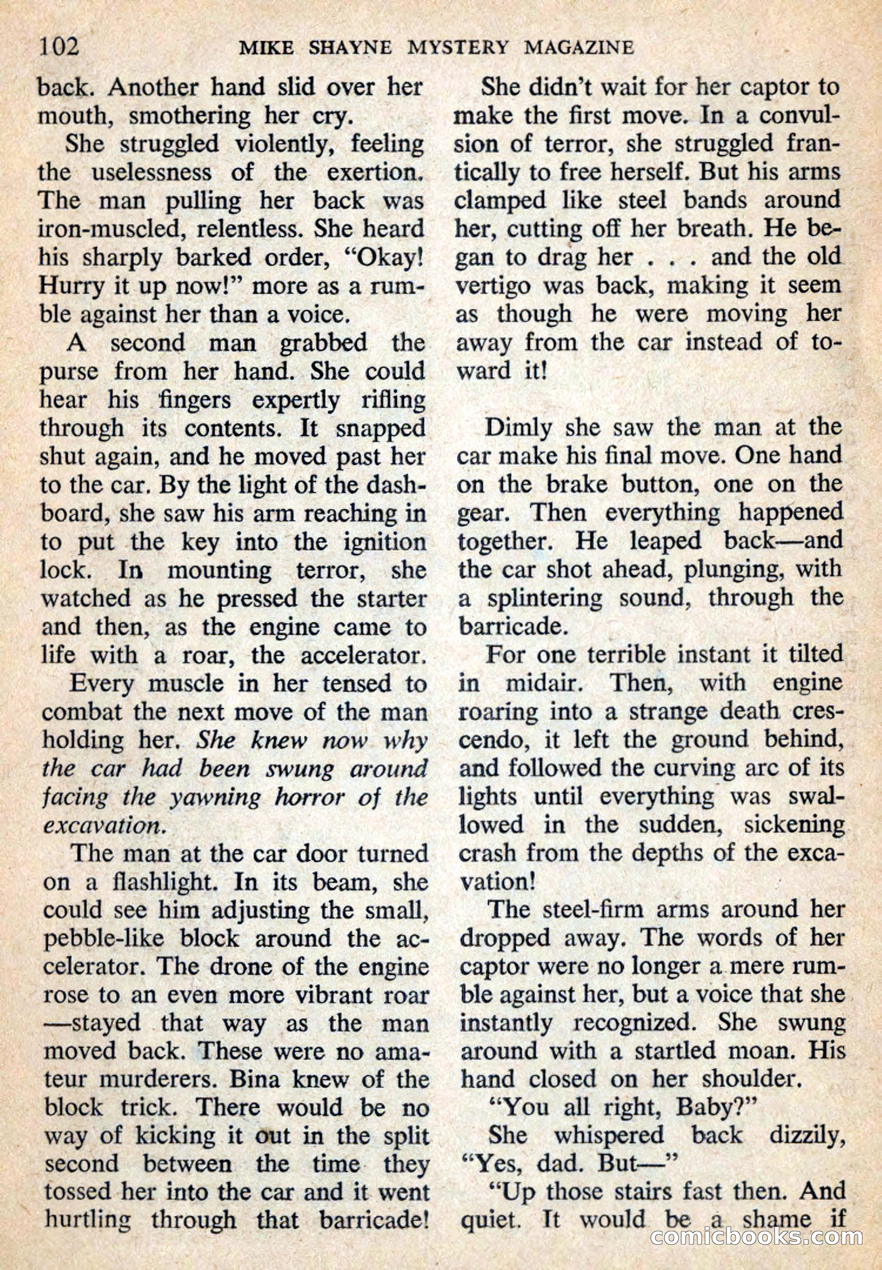 Mike Shayne Mystery Magazine, July 1959 — page 104 of 132