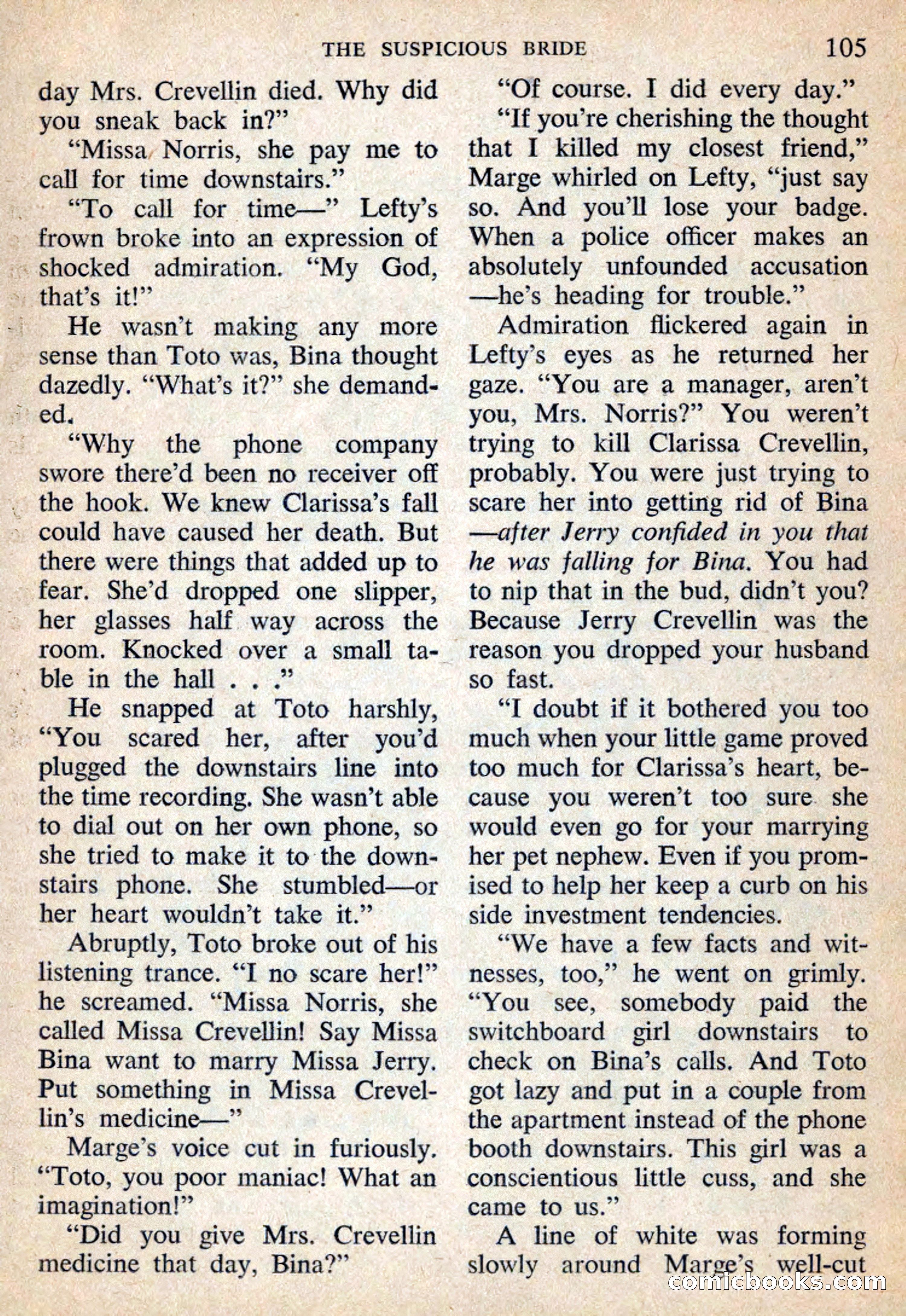 Mike Shayne Mystery Magazine, July 1959 — page 107 of 132