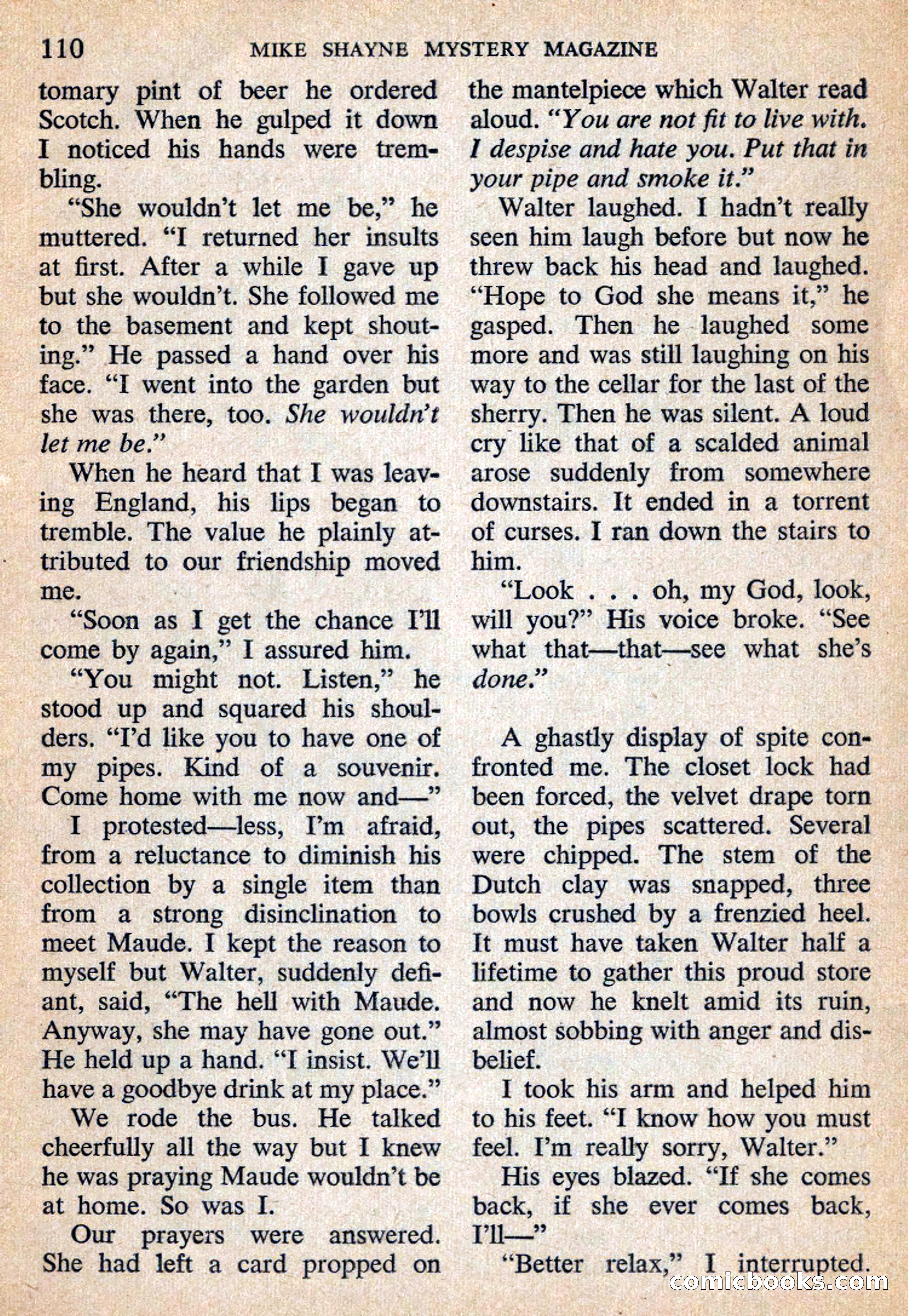 Mike Shayne Mystery Magazine, July 1959 — page 112 of 132