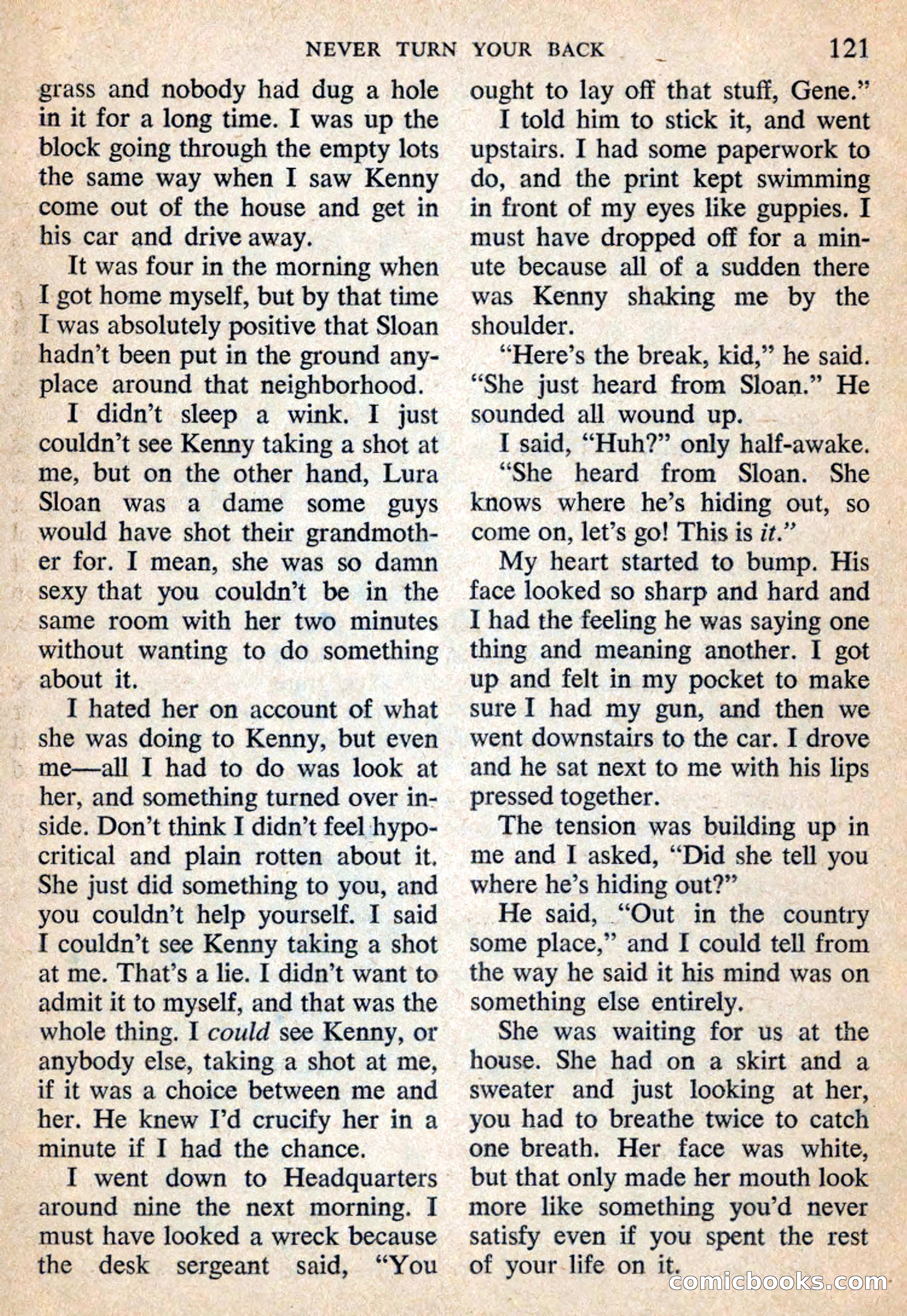 Mike Shayne Mystery Magazine, July 1959 — page 123 of 132