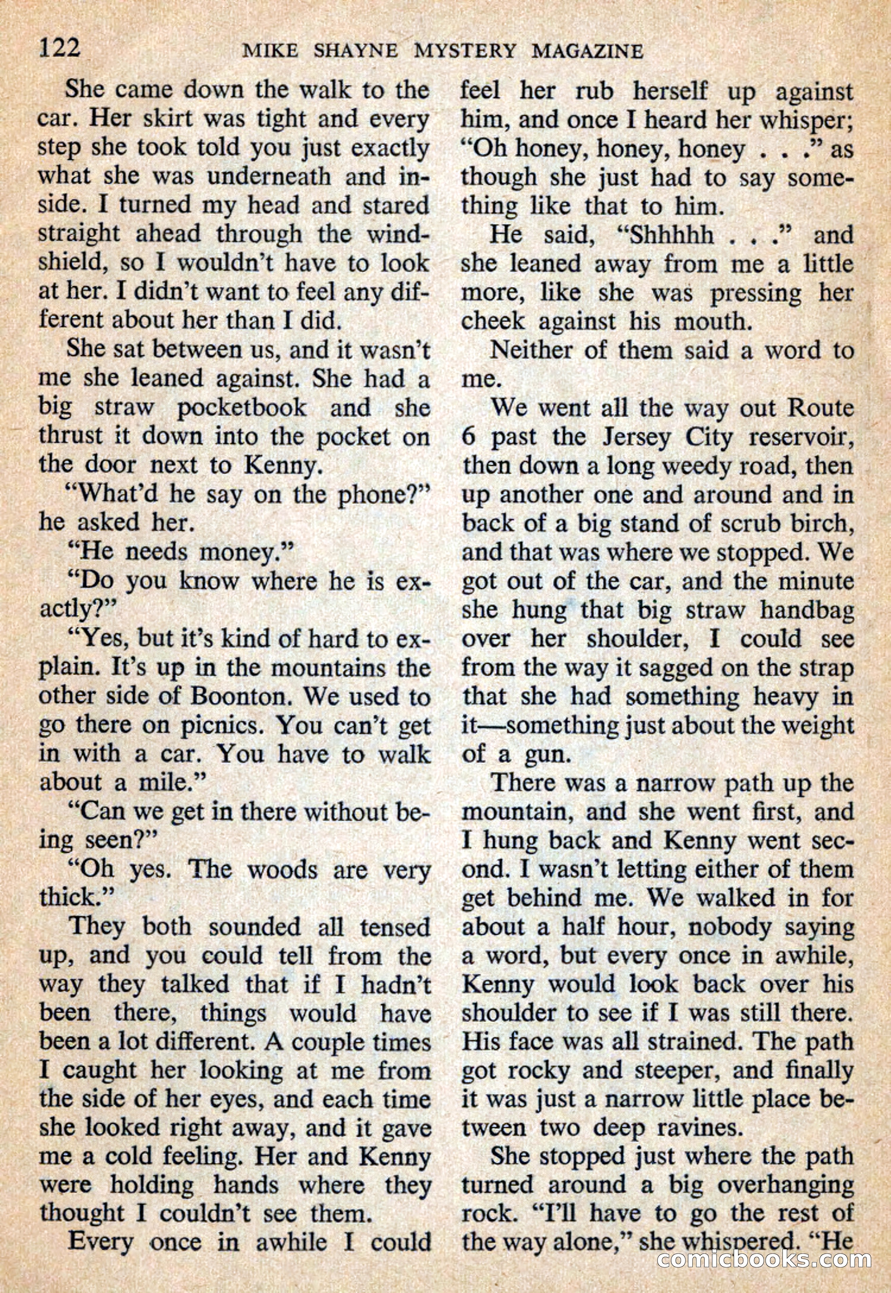 Mike Shayne Mystery Magazine, July 1959 — page 124 of 132