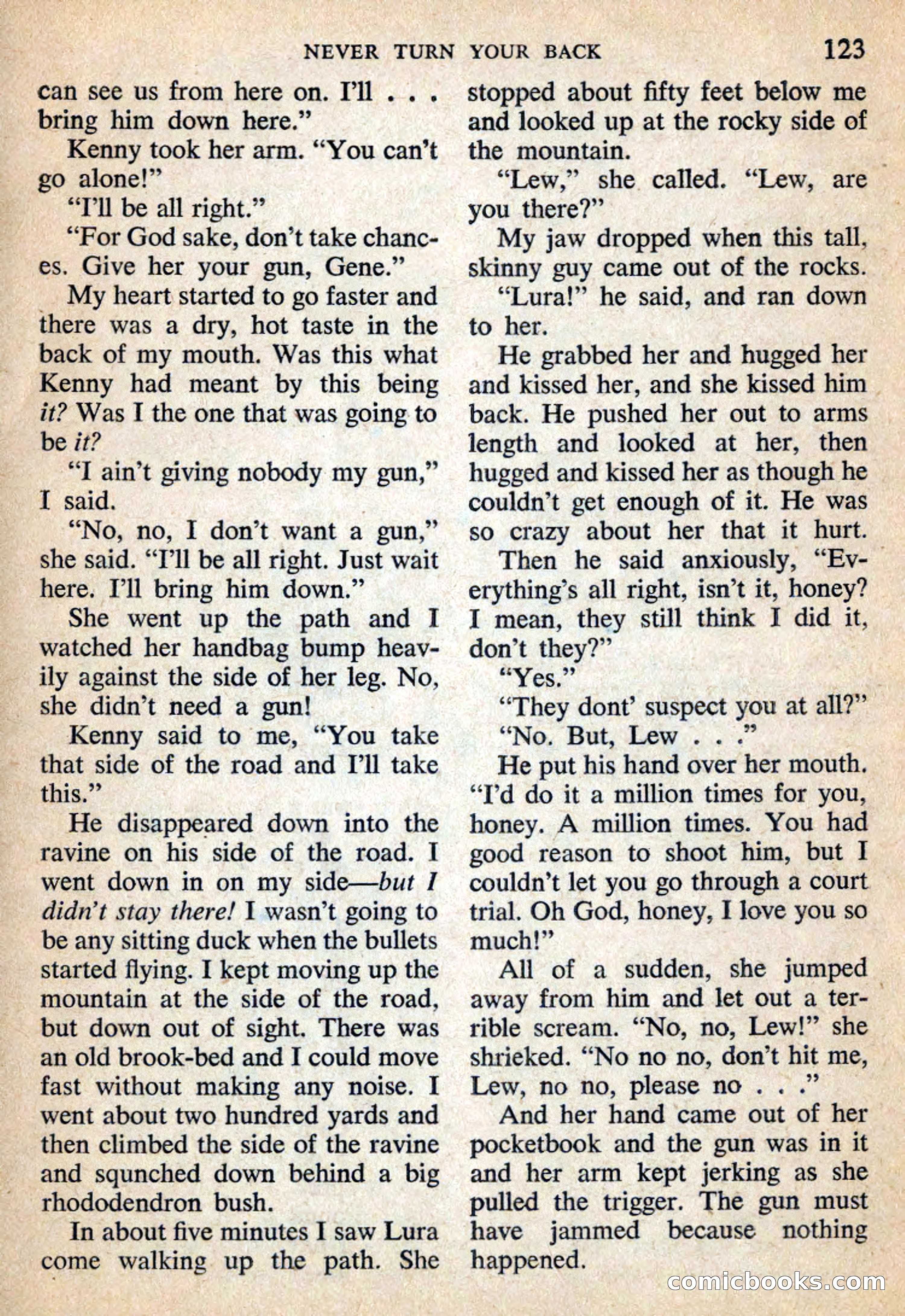 Mike Shayne Mystery Magazine, July 1959 — page 125 of 132
